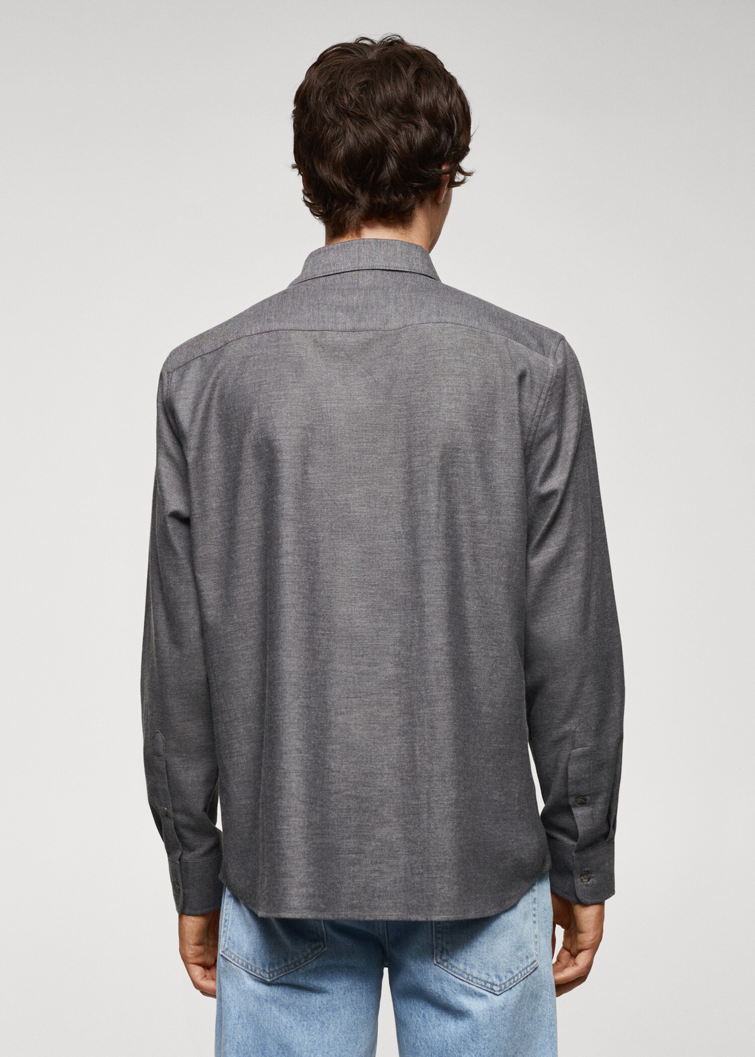 100% cotton fil-a-fil shirt - Reverse of the article