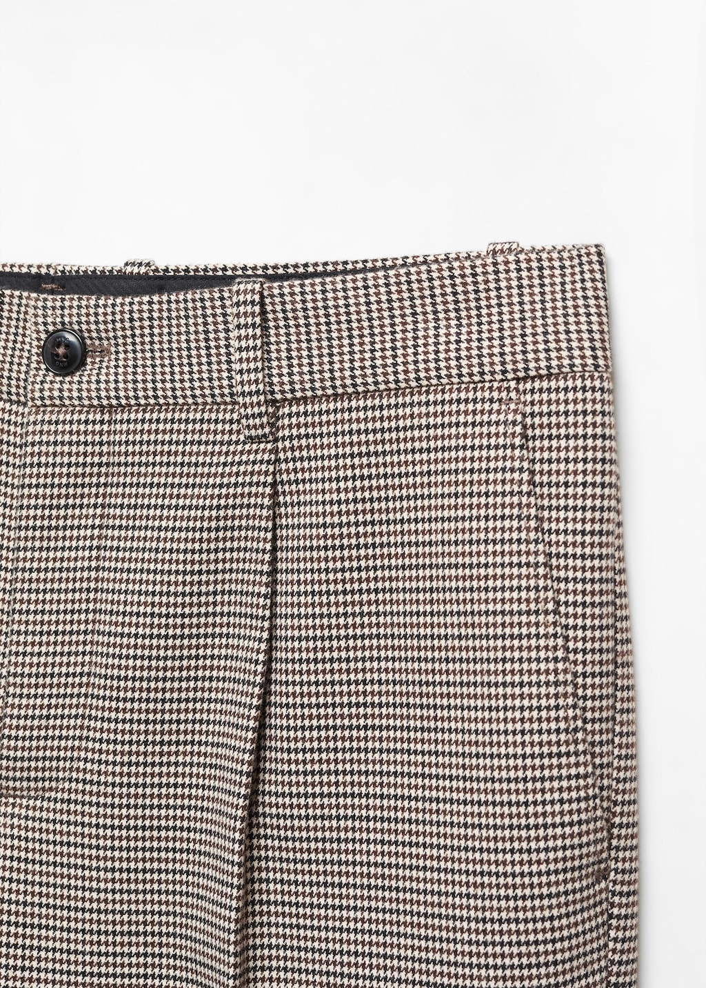 Slim-fit check-print trousers - Men | MANGO OUTLET USA