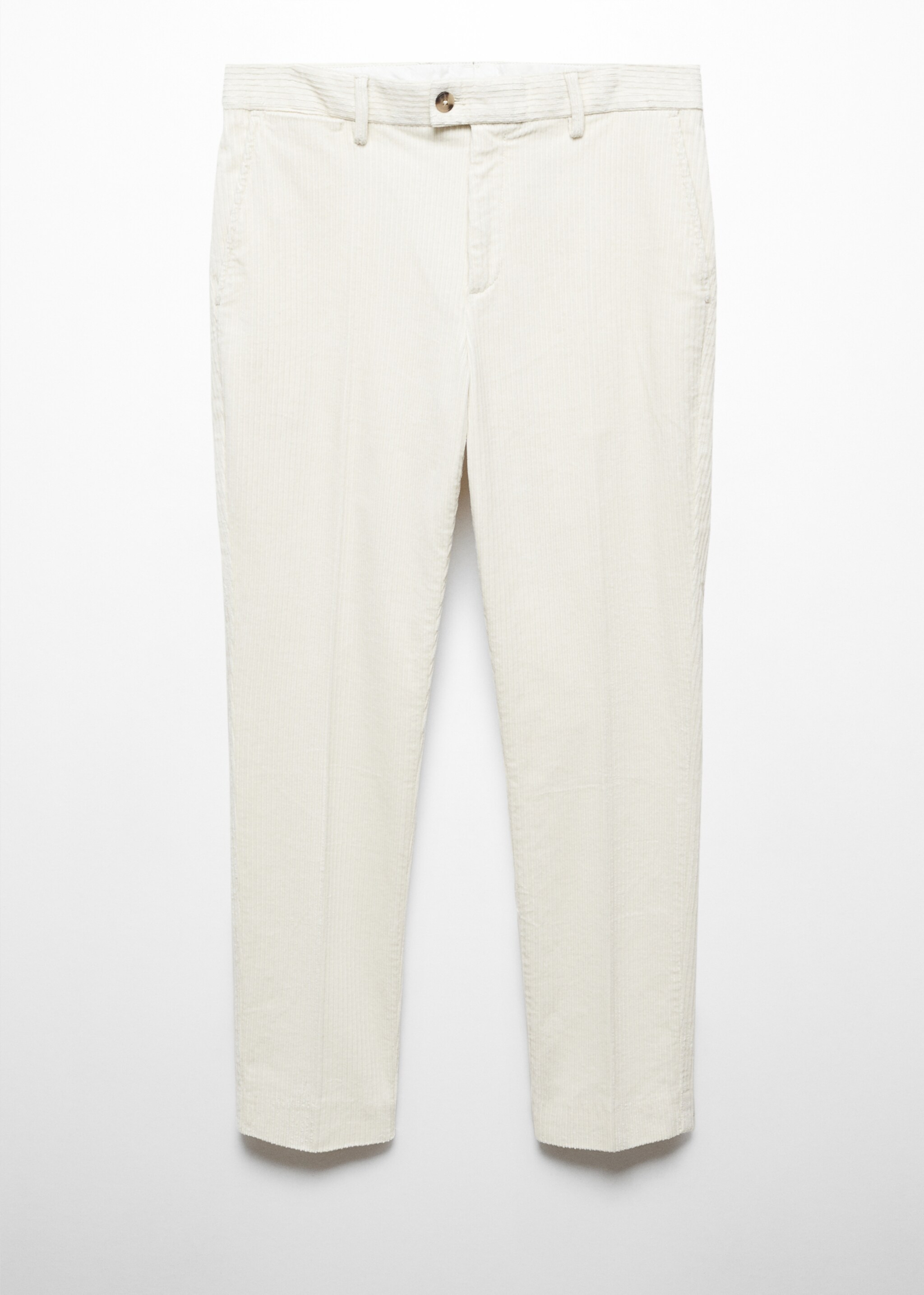 Pantalon slim fit en velours côtelé - Article sans modèle