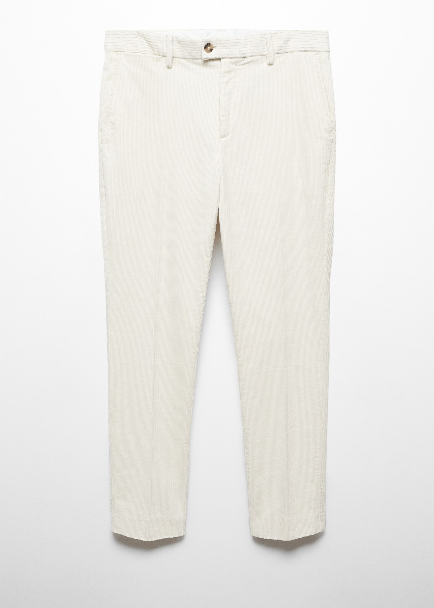 Slim fit-byxa i manchester - Artikel utan modell
