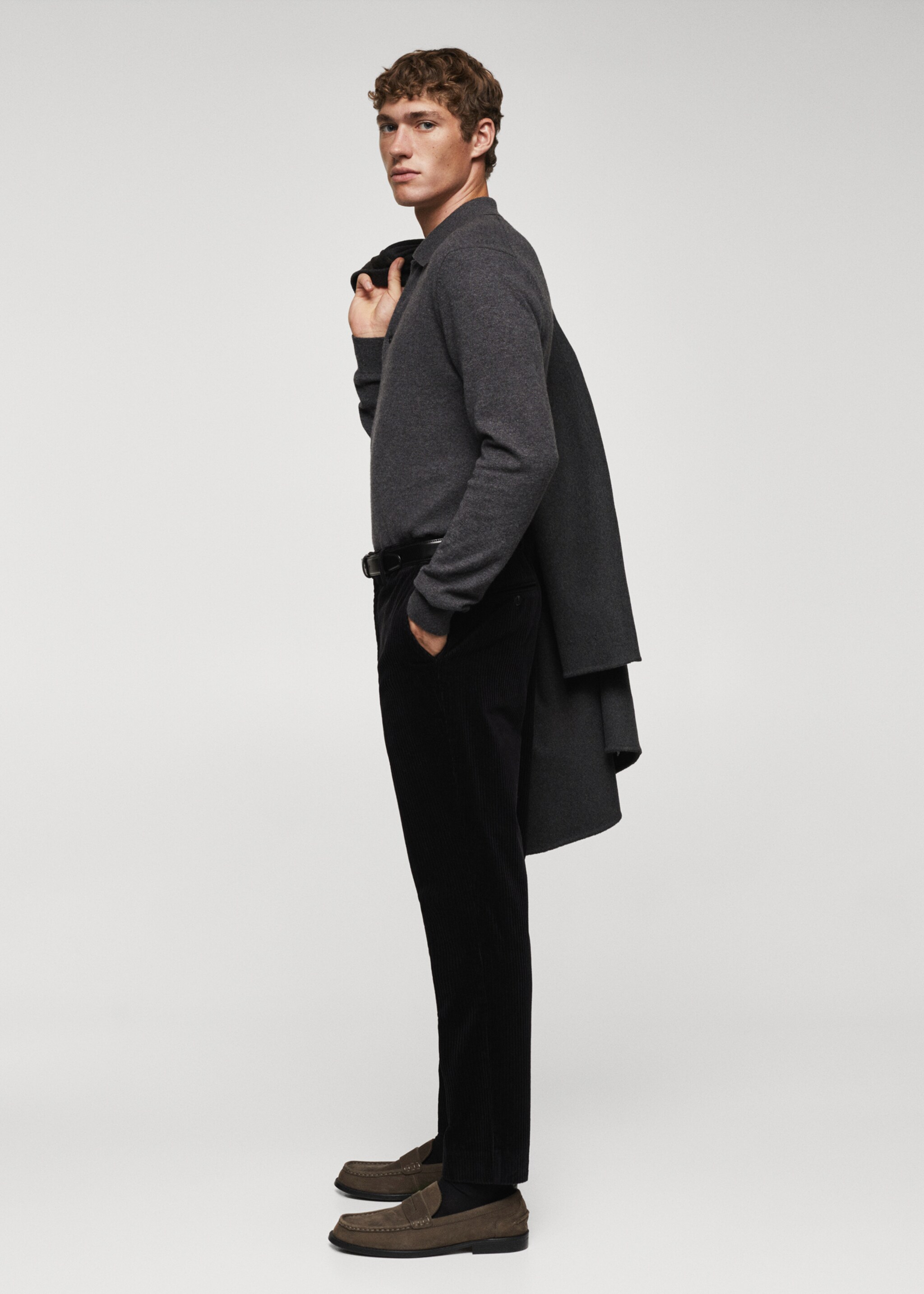 Παντελόνι slim fit κοτλέ - Λεπτομέρεια του προϊόντος 2