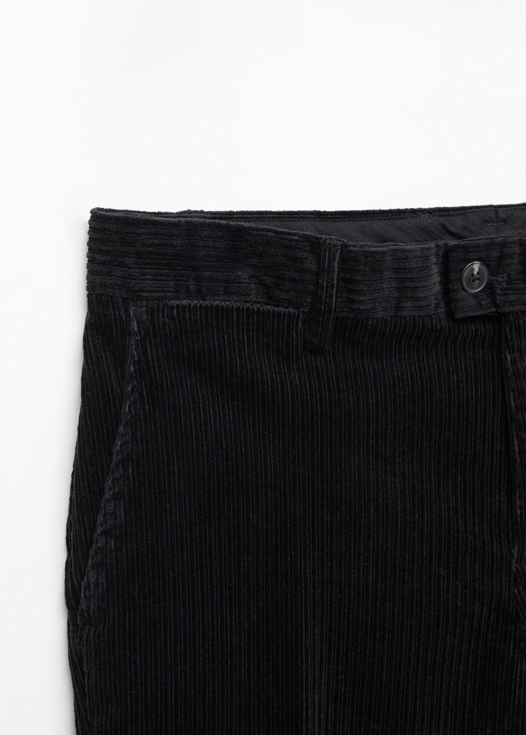 TSY HORIZONTAL CORDUROY PANTS【BLACK TAG】// BLAC