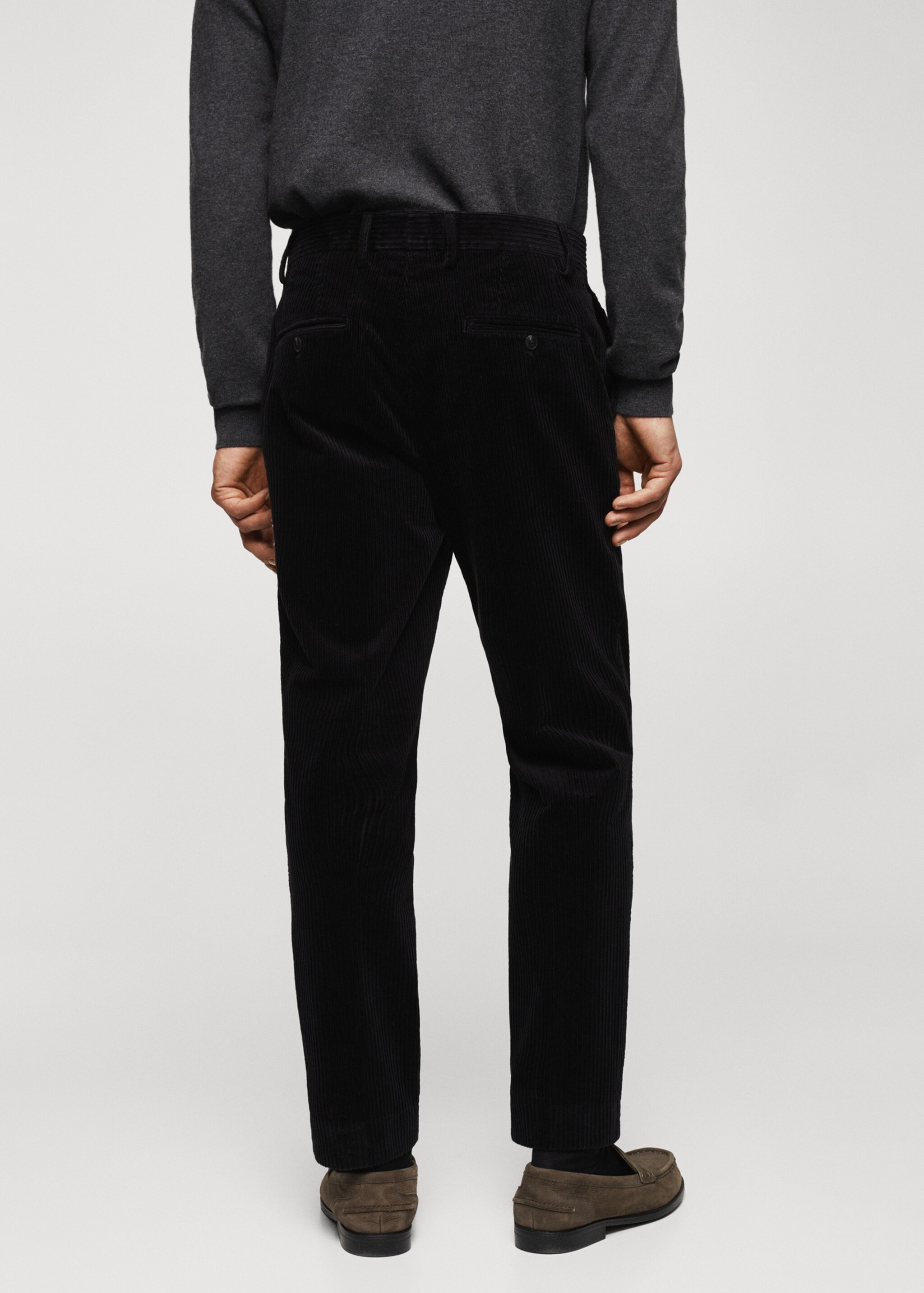 Παντελόνι slim fit κοτλέ - Πίσω όψη προϊόντος