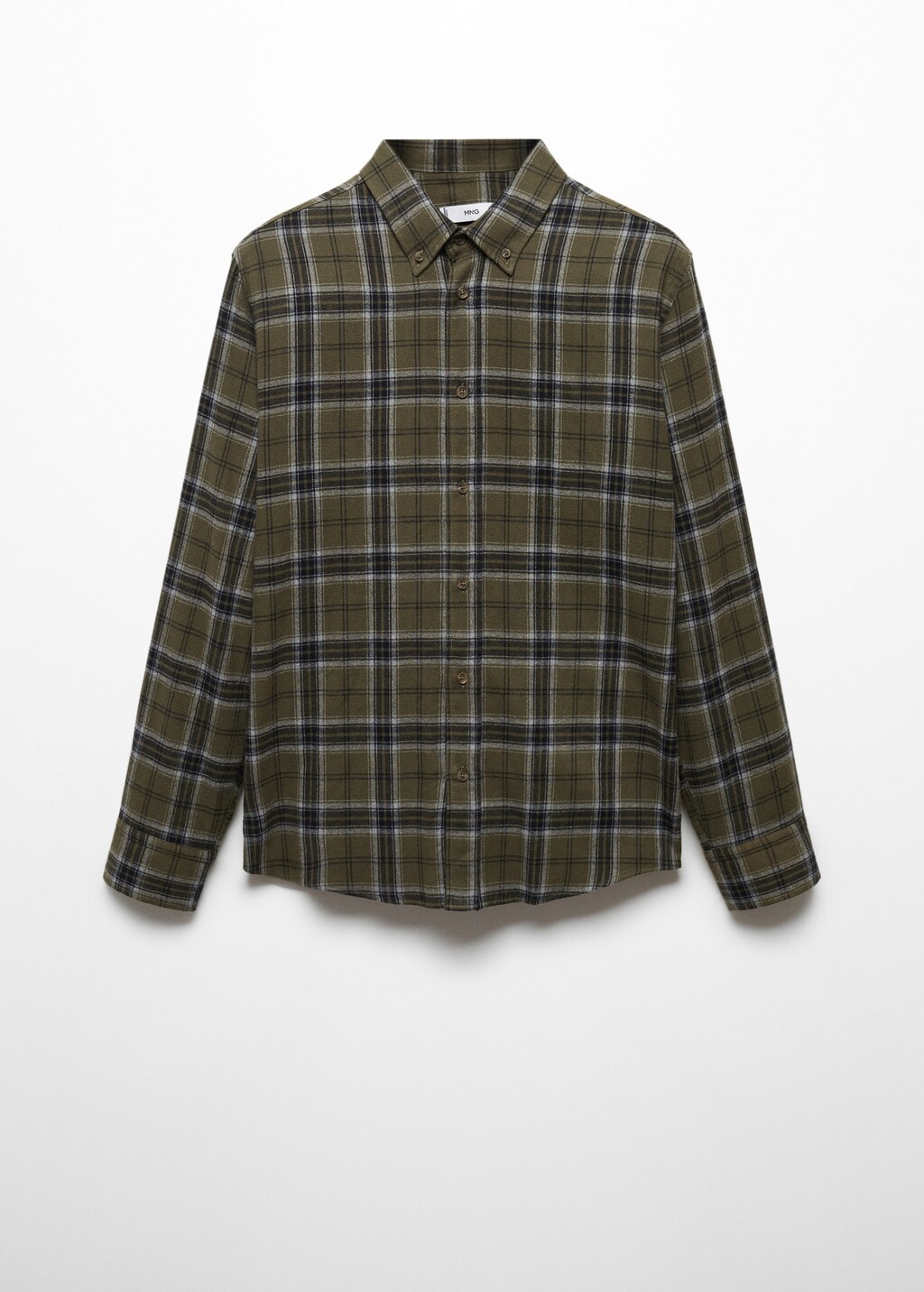 Regular fit checked flannel shirt | MANGO OUTLET USA