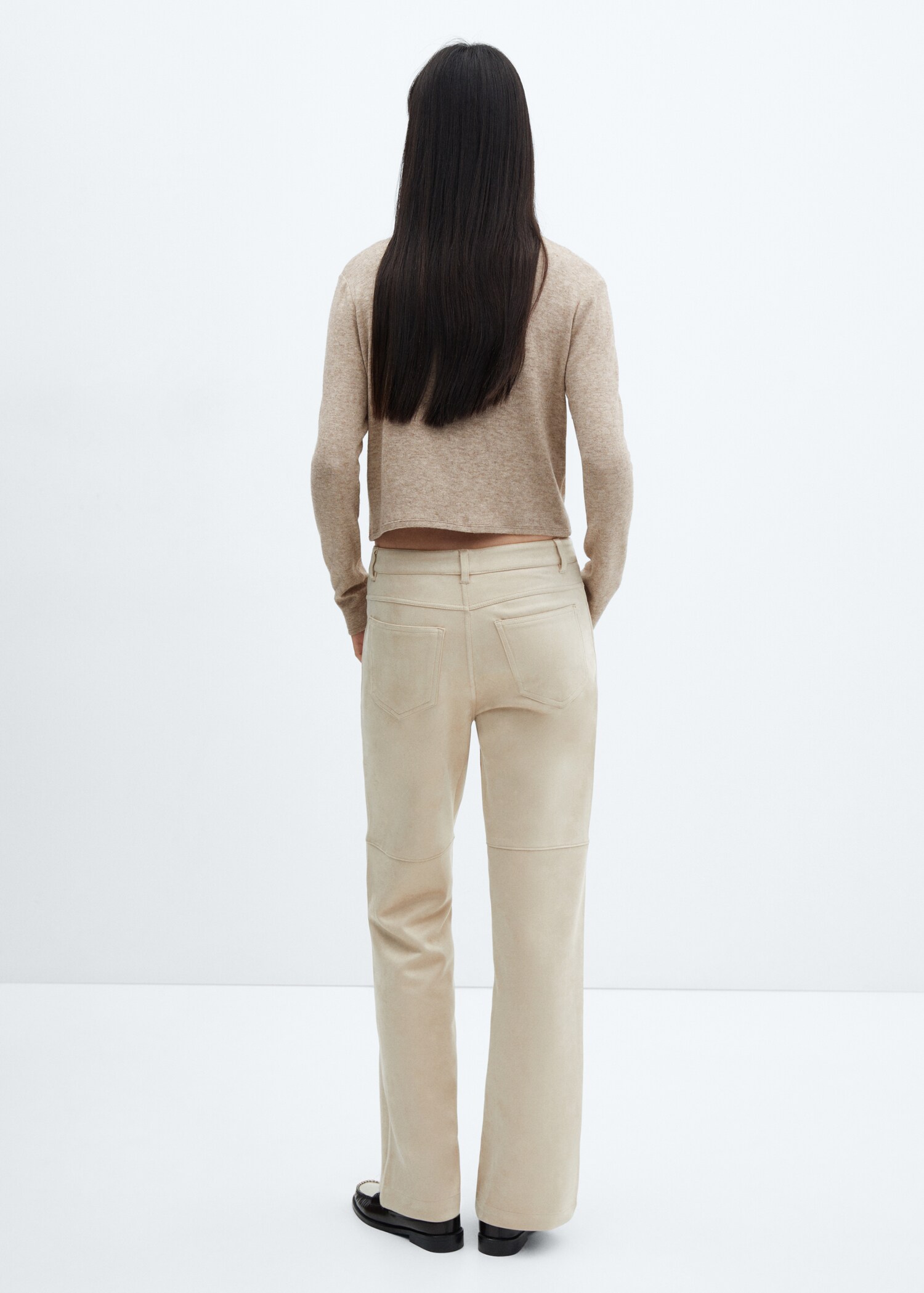 Button knit cardigan - Reverse of the article