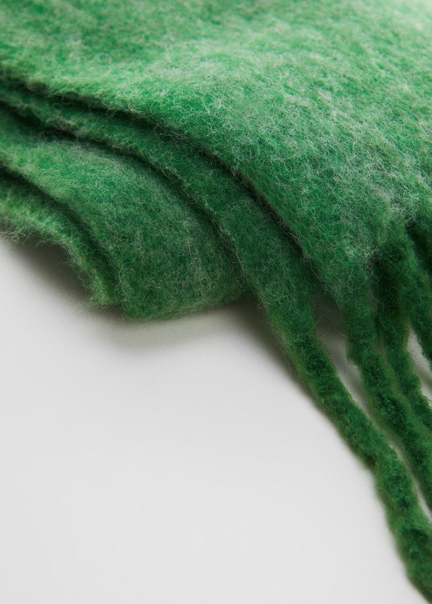 Fringed edge scarf - Medium plane