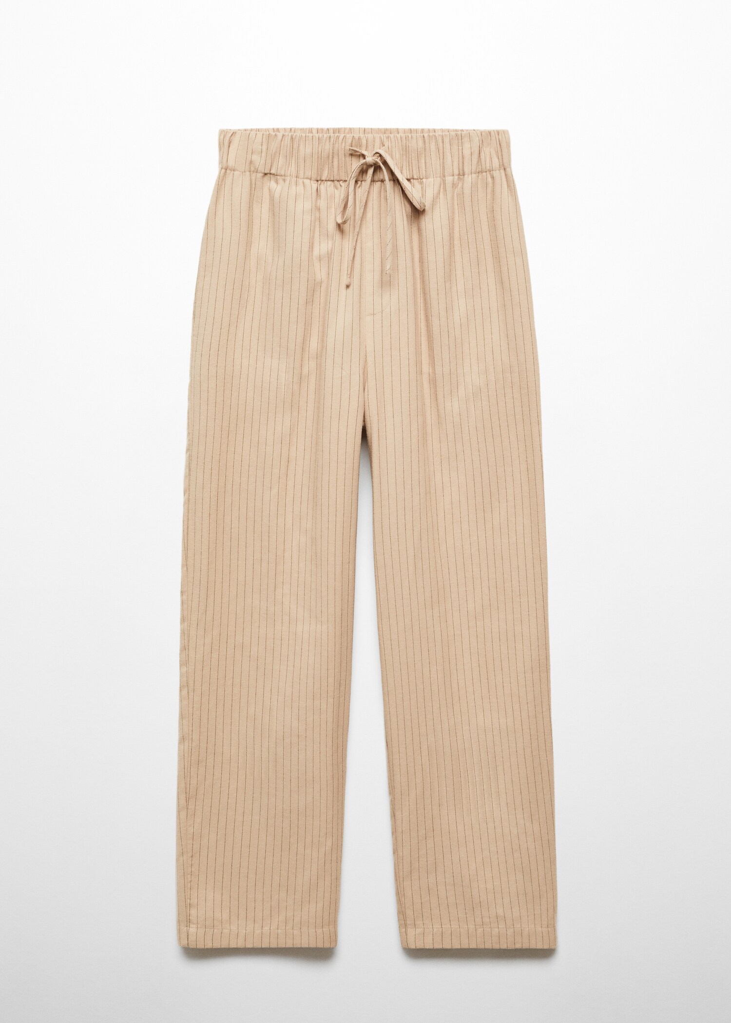Striped pajama trousers - Article without model