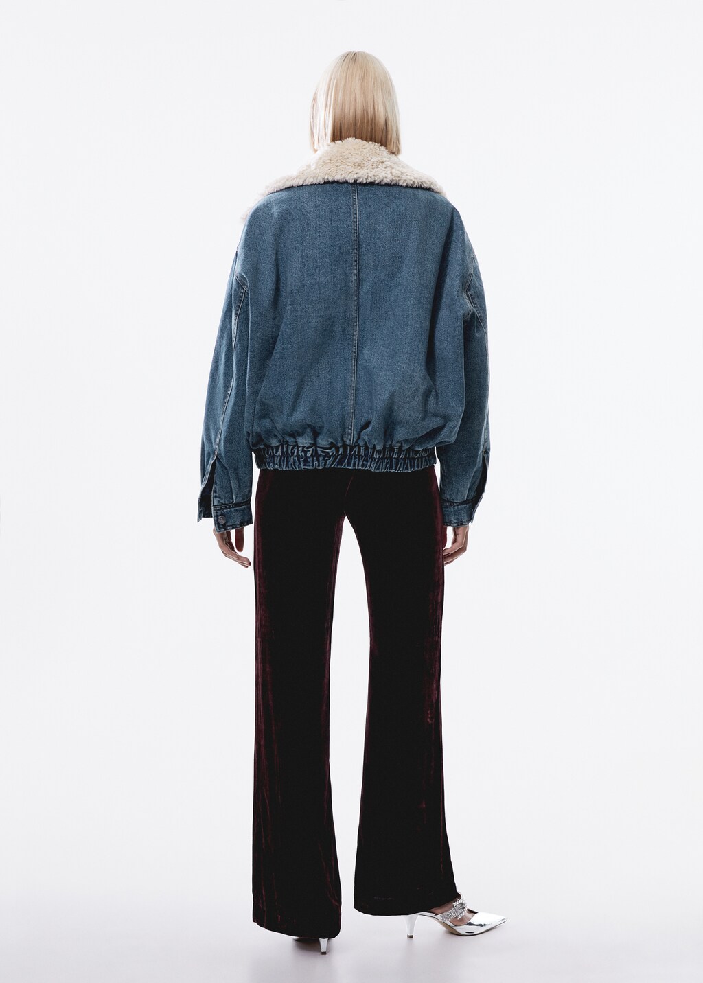 Denim bomber jacket - Women | MANGO OUTLET USA