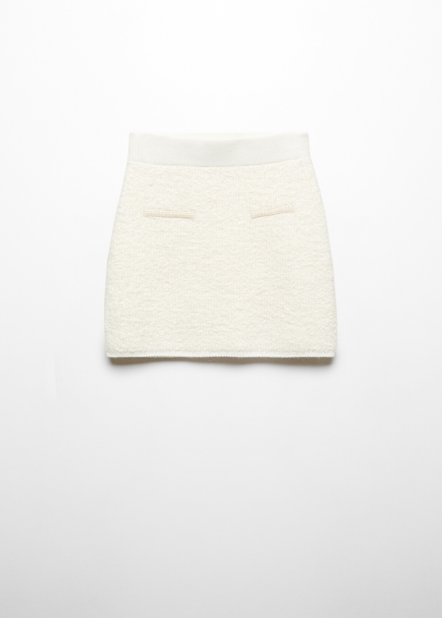 Tweed skirt with contrasting trims - Article without model
