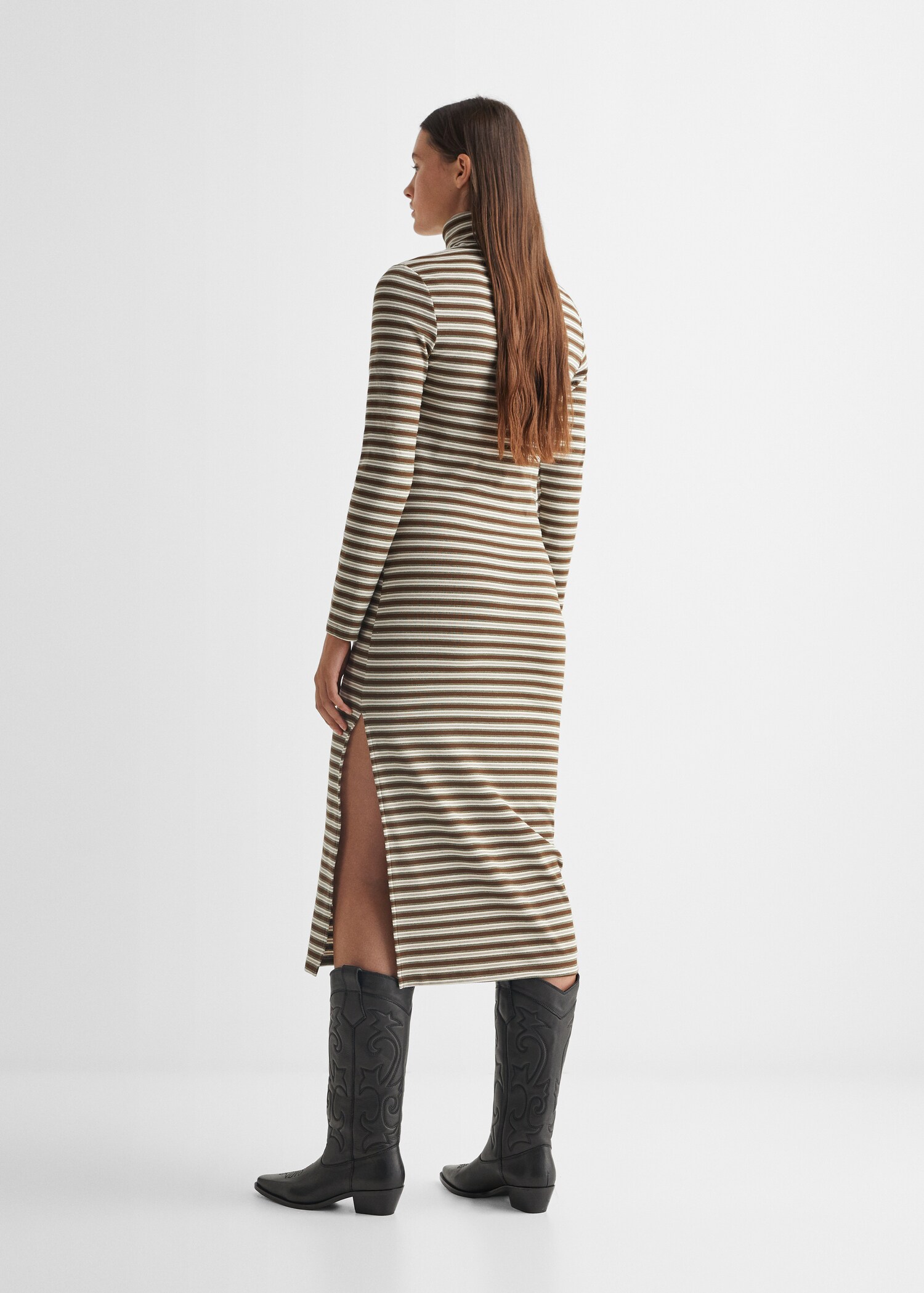 Vestido largo rayas - Reverso del artículo