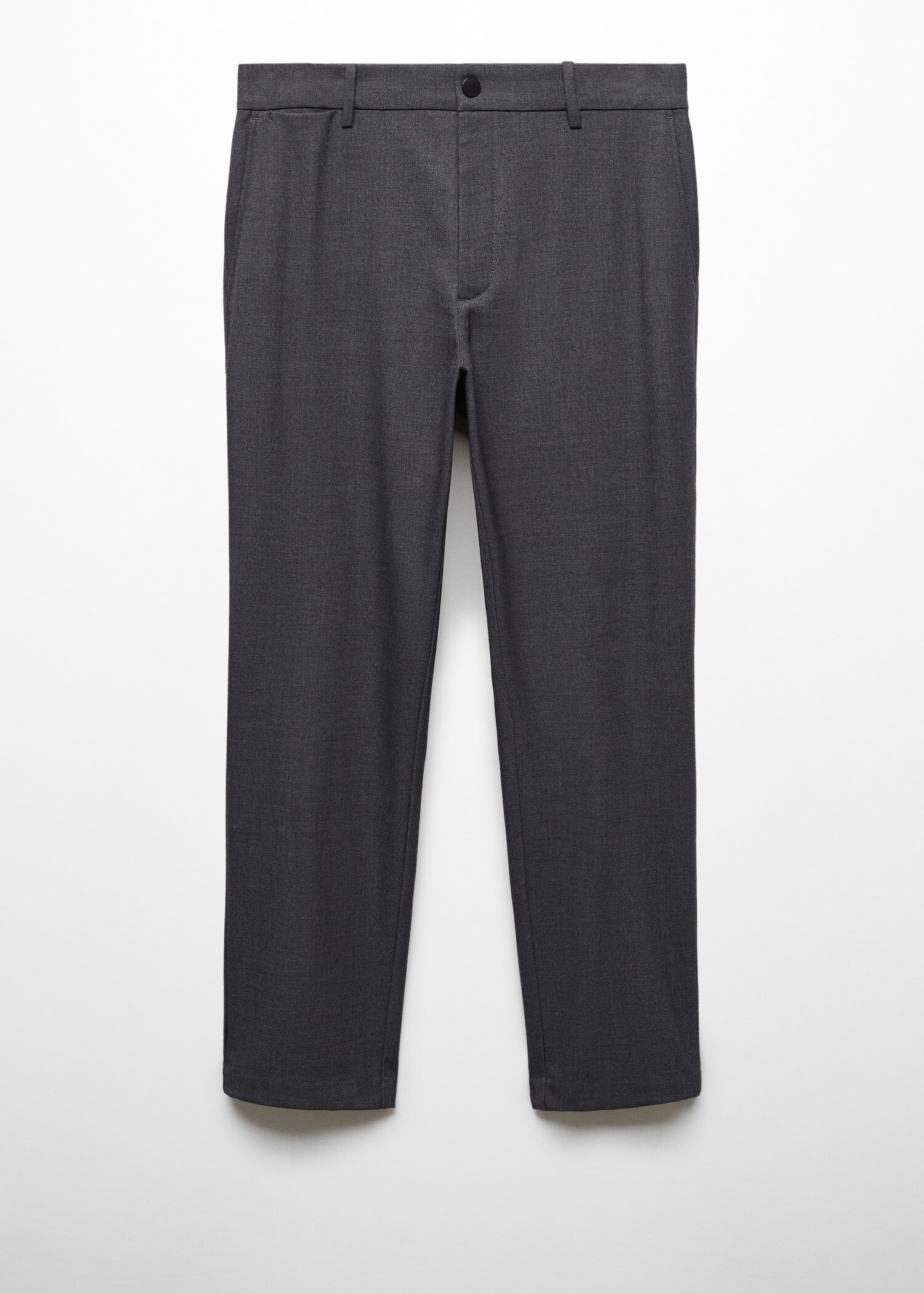 Slim fit technical fabric trousers - Article without model