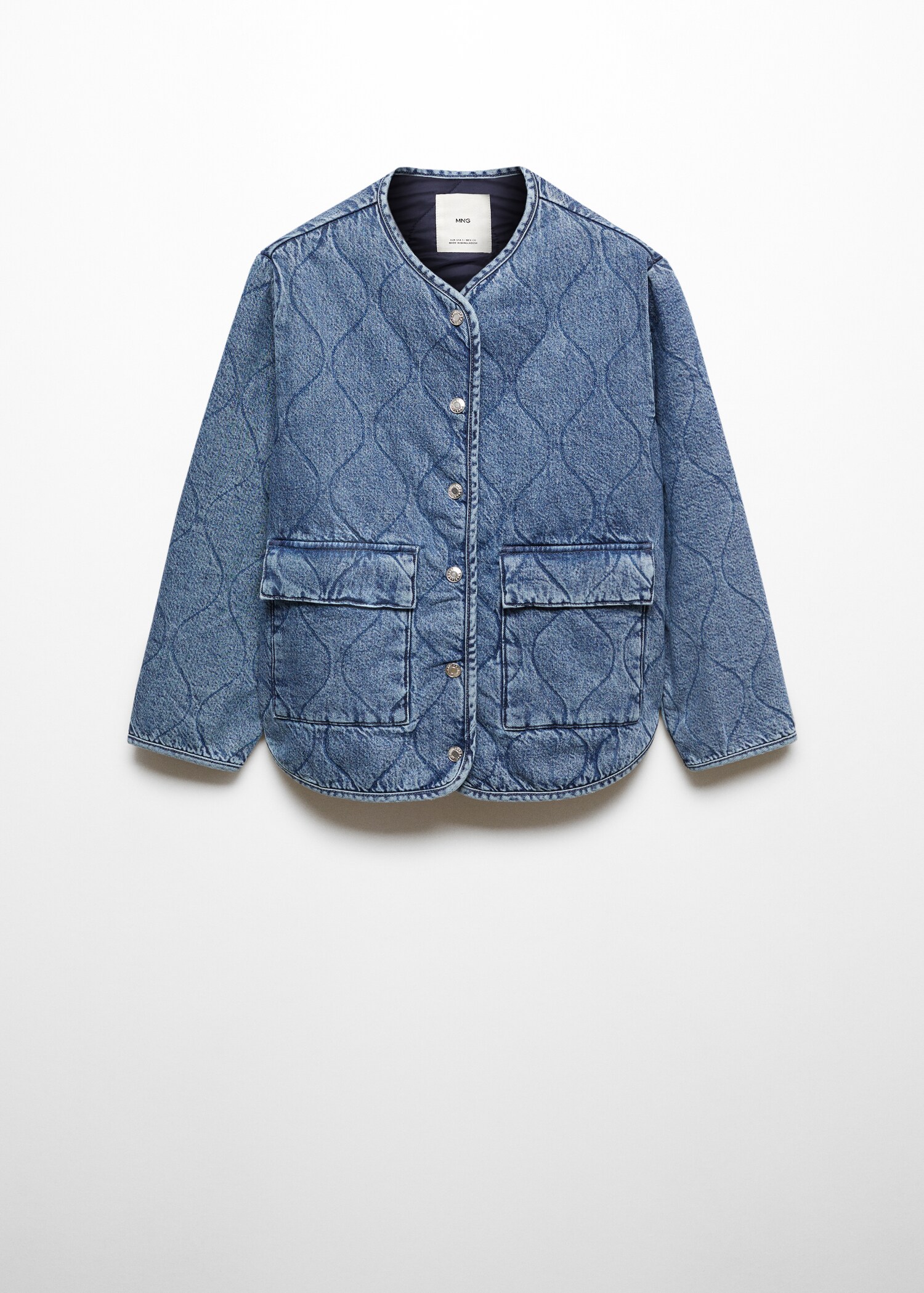 Denim padded jacket - Article without model