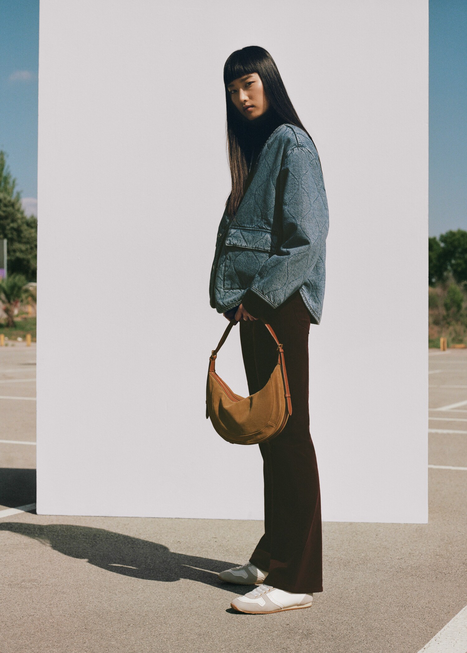 Denim padded jacket - Details of the article 6