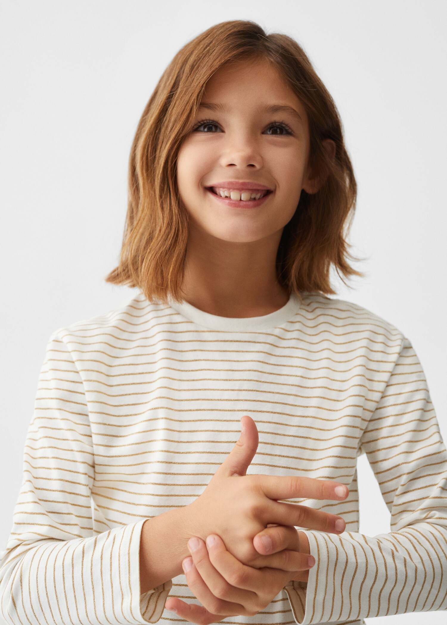 T-shirt manches longues rayures - Détail de l'article 1