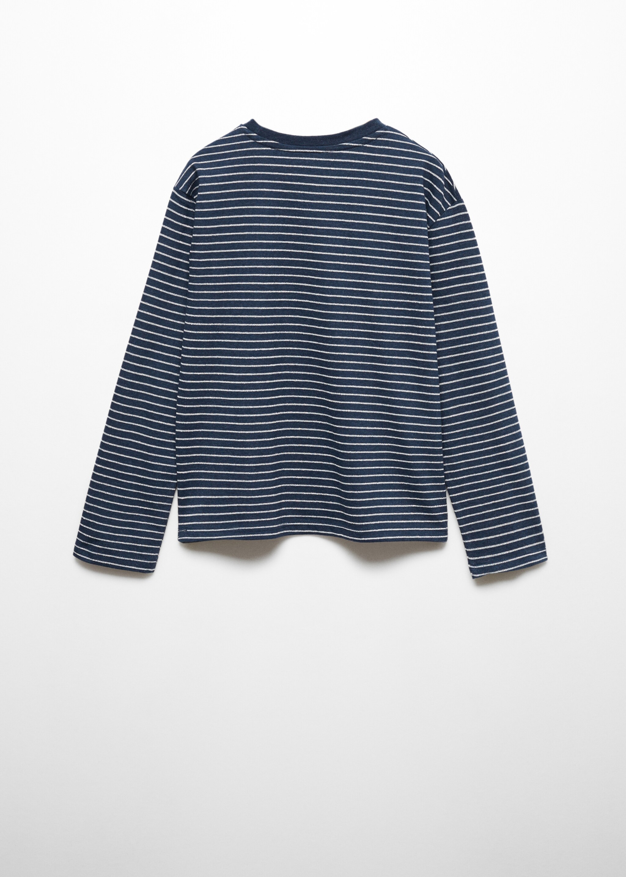 Striped long sleeves t-shirt - Reverse of the article