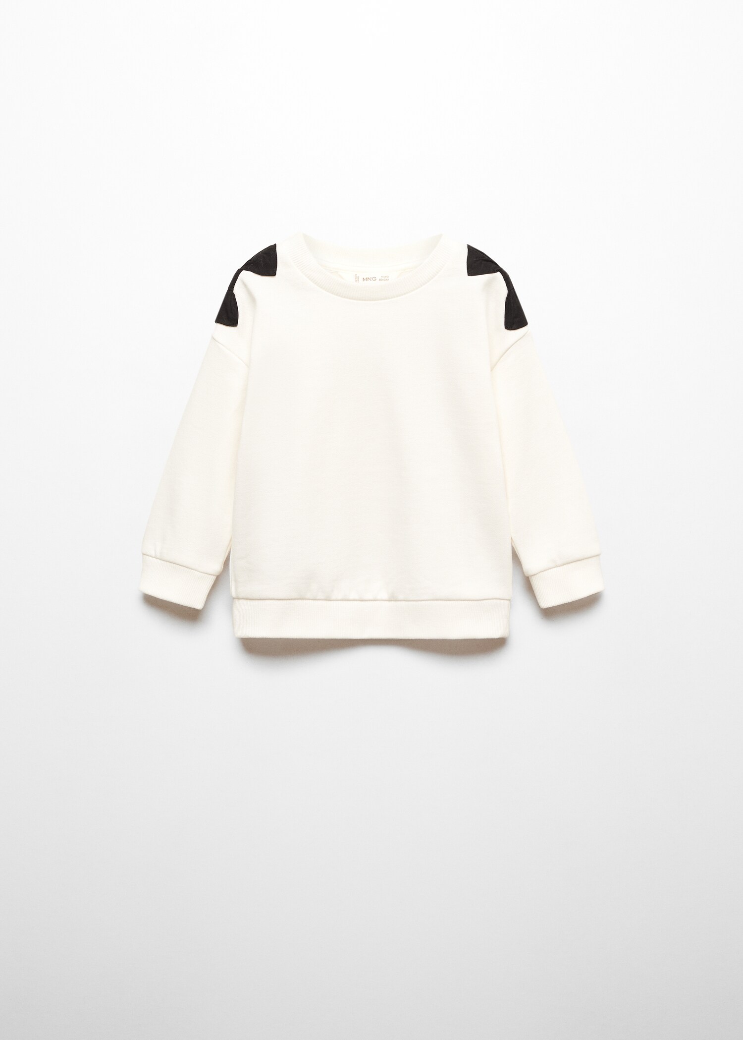 Sweat-shirt coton nœuds - Article sans modèle