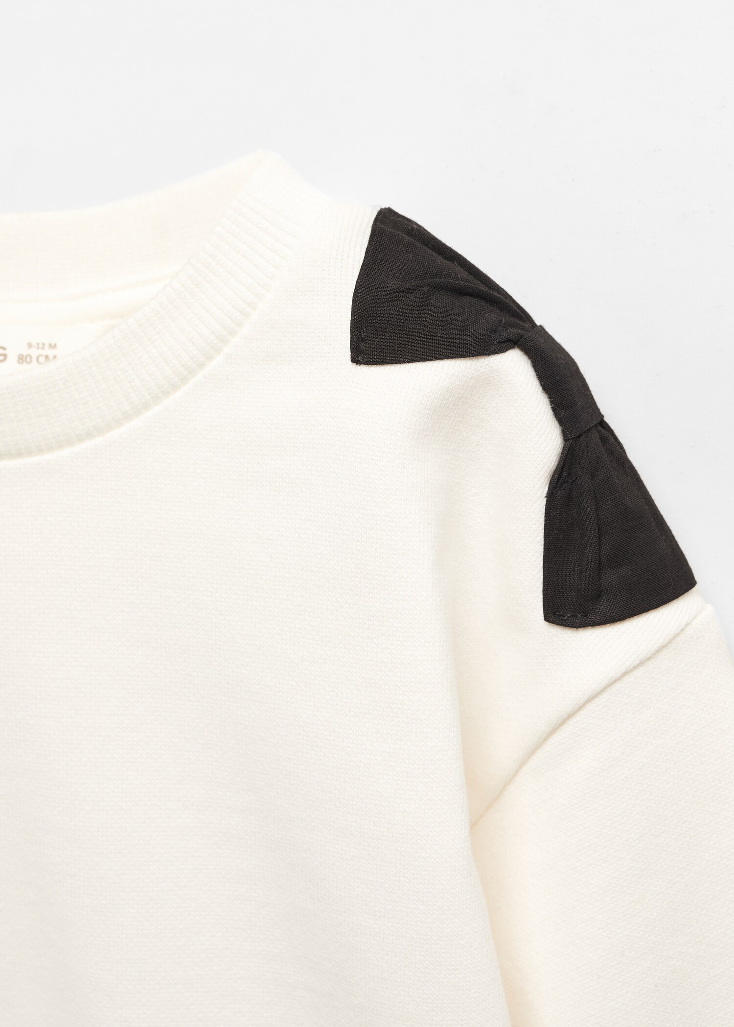 Sweat-shirt coton nœuds - Détail de l'article 0