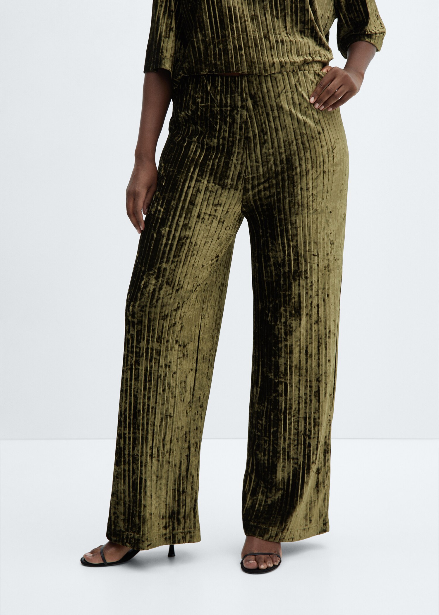 Plissierte Samthose - Detail des Artikels 5