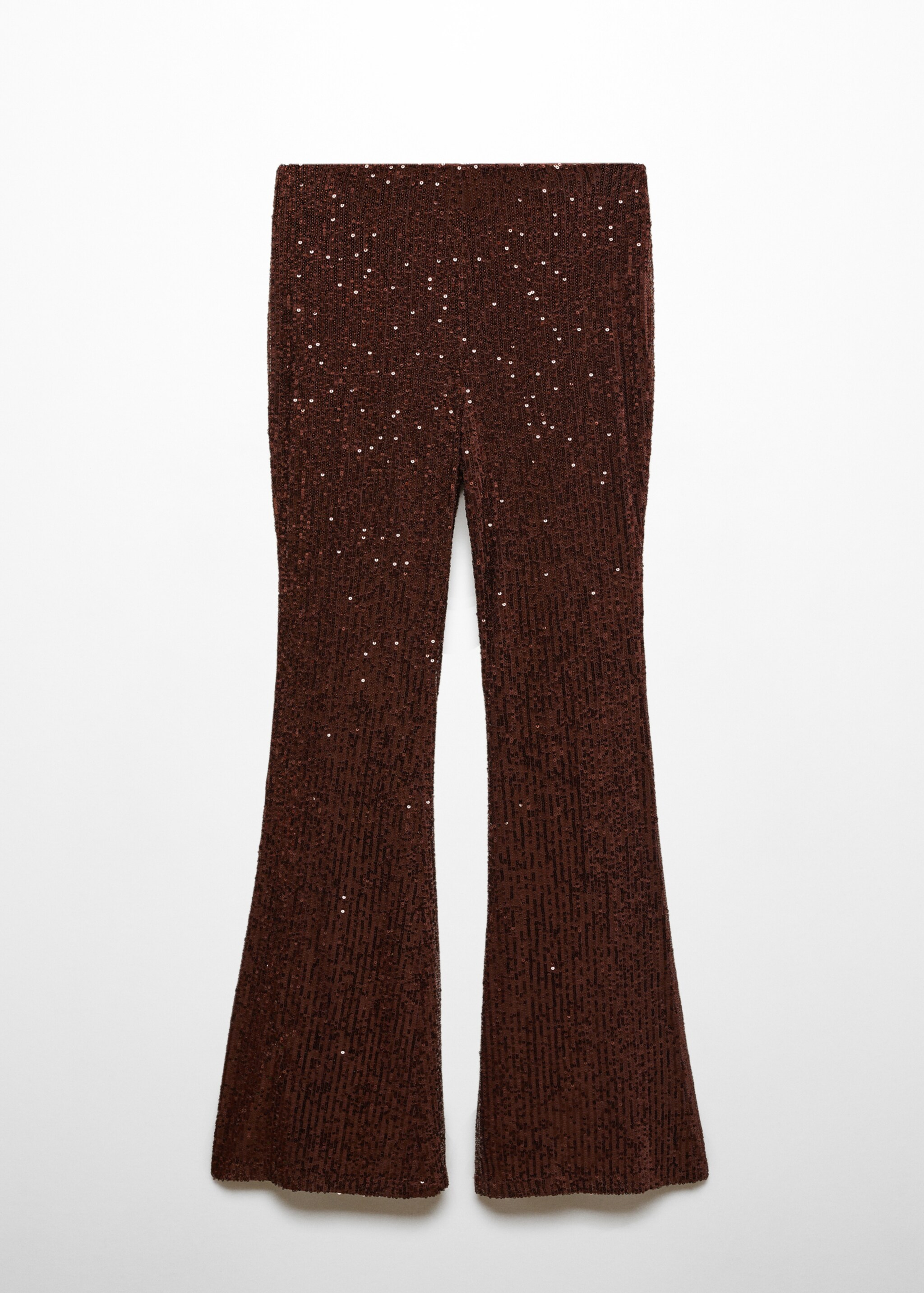 Sequin flared trousers - Article without model
