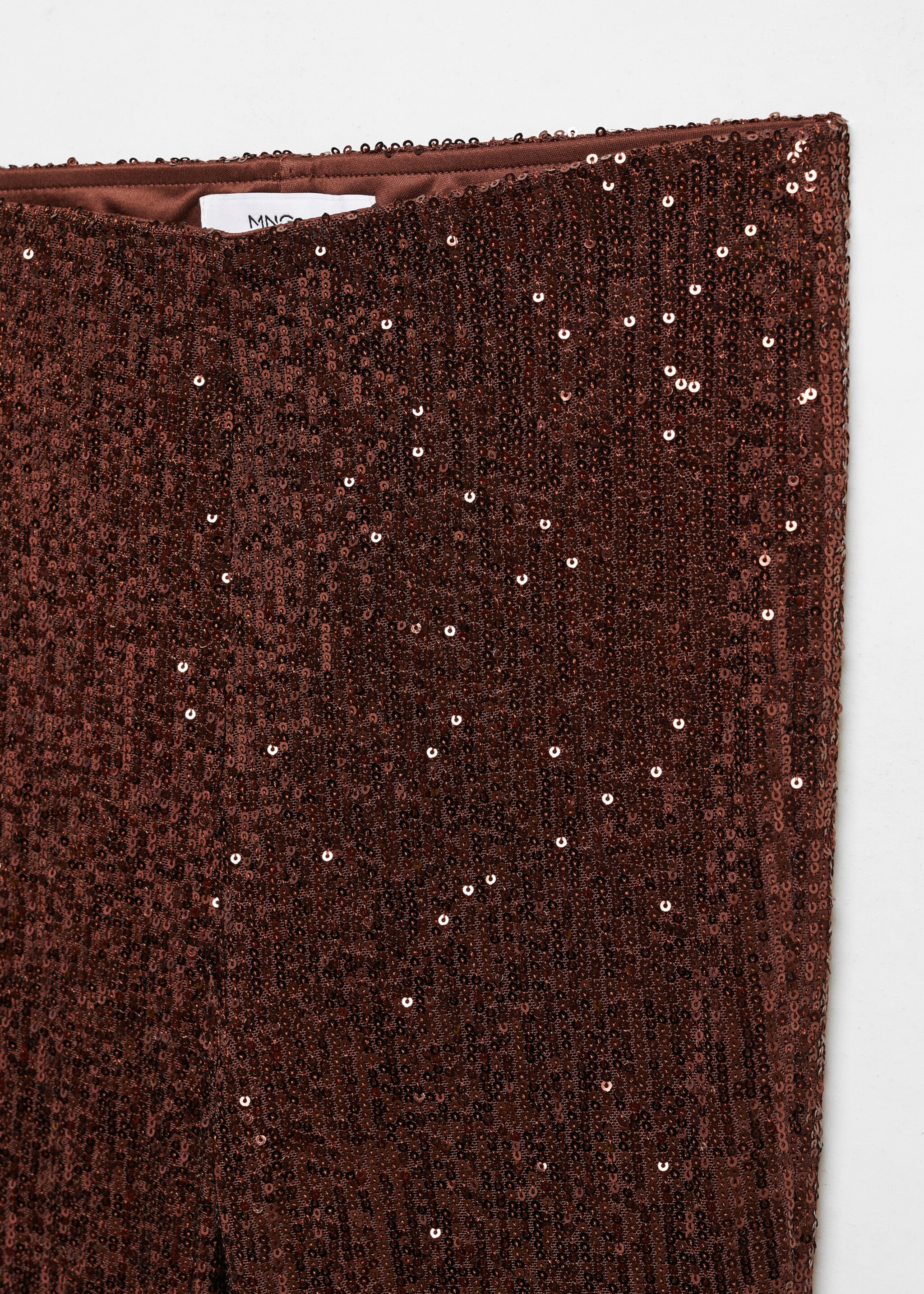 Sequin flared trousers - Details of the article 8