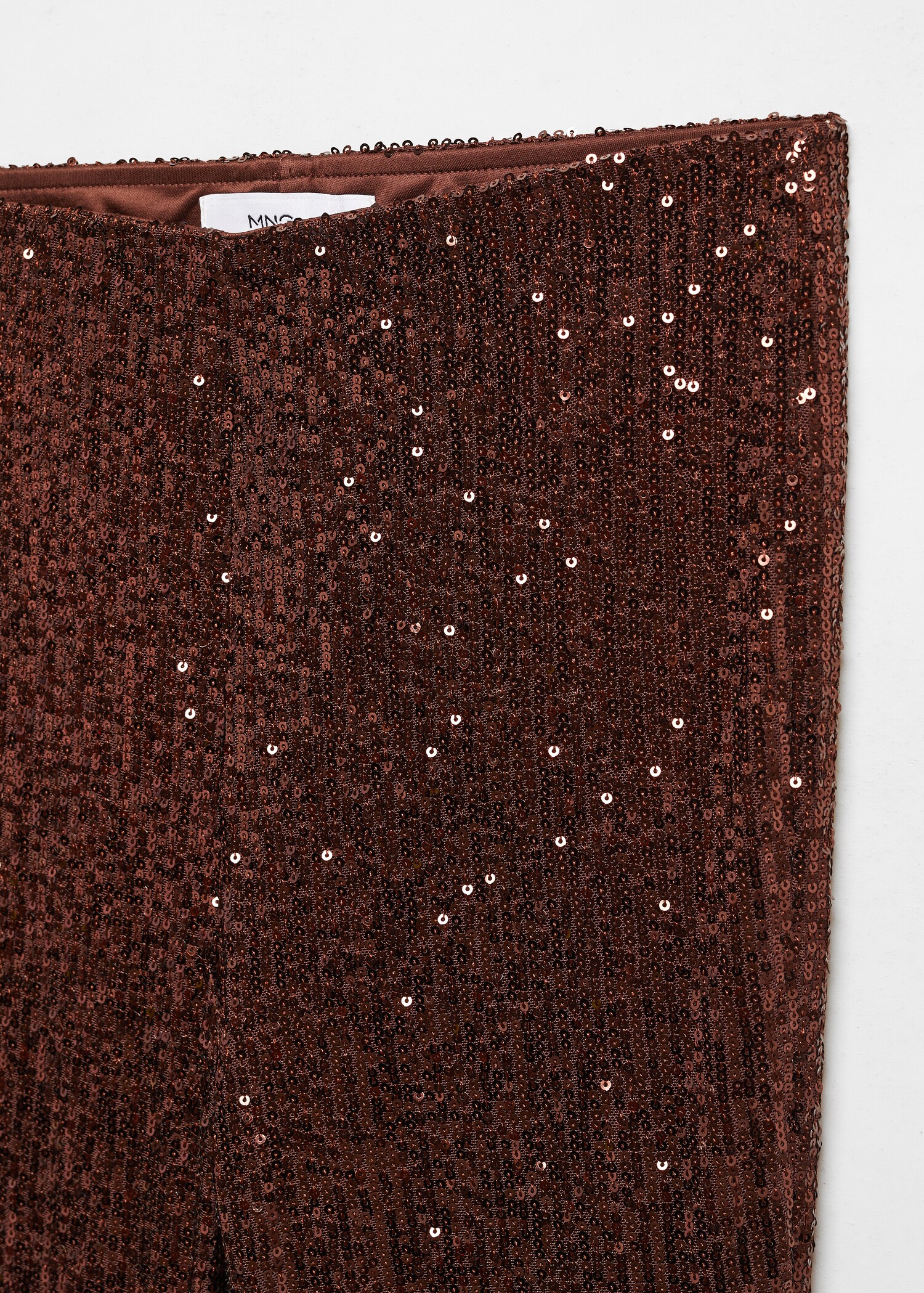 Sequin flared trousers - Details of the article 8