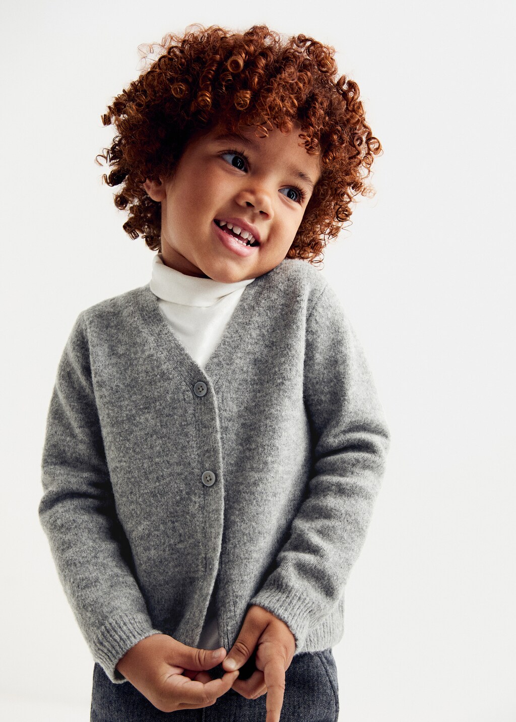 Button knit cardigan