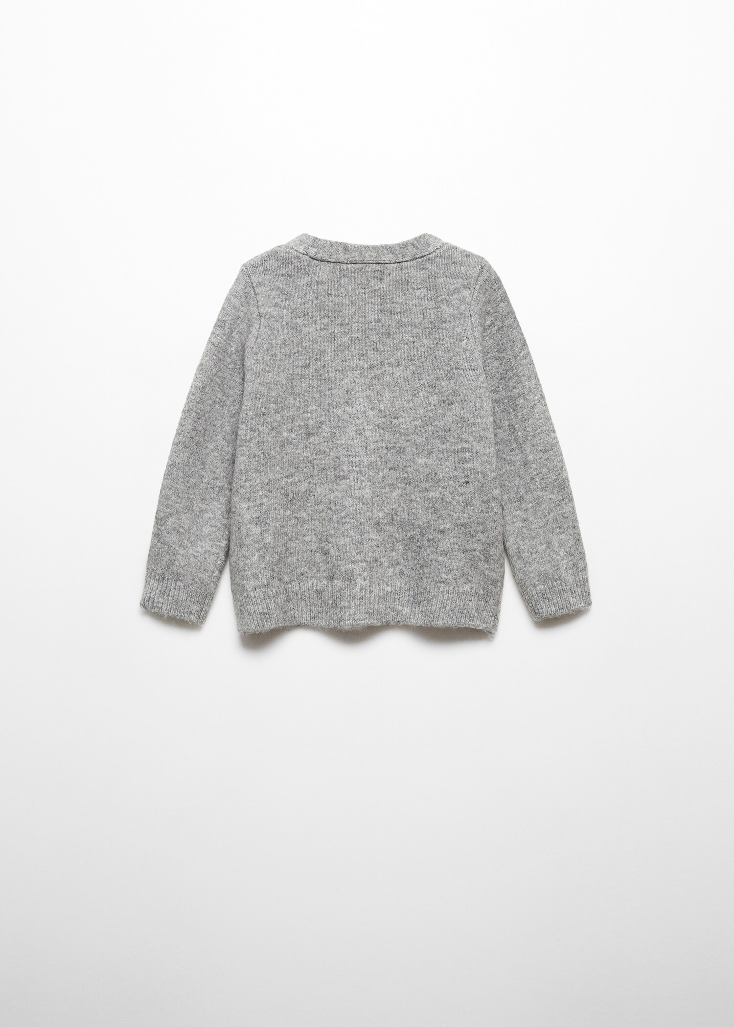Button knit cardigan - Reverse of the article