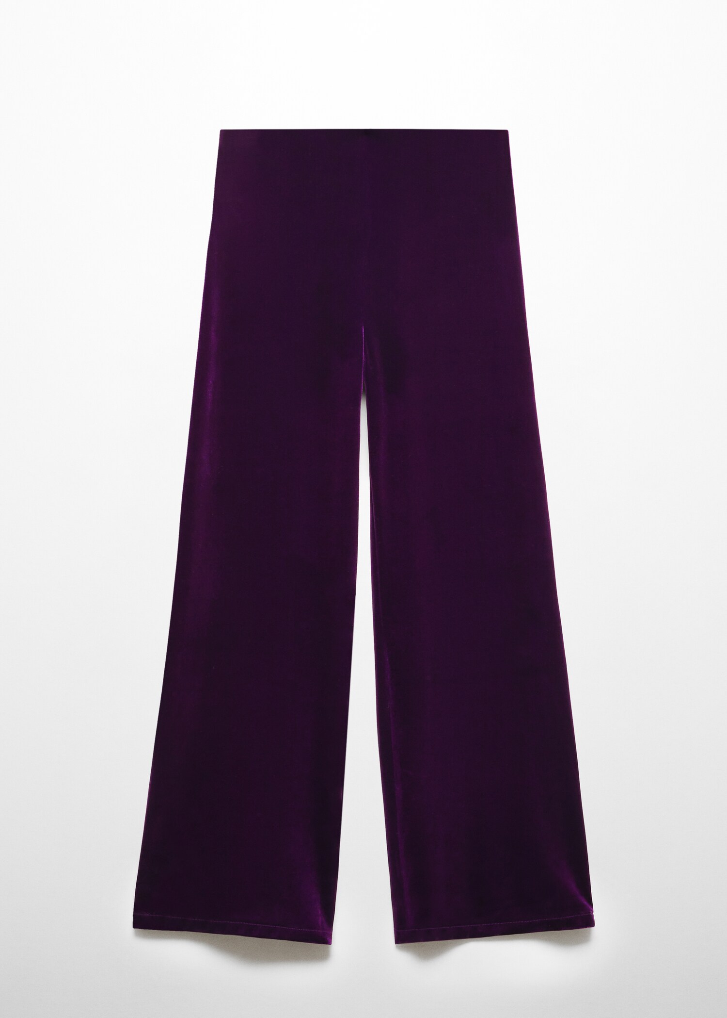Velvet wideleg trousers - Article without model