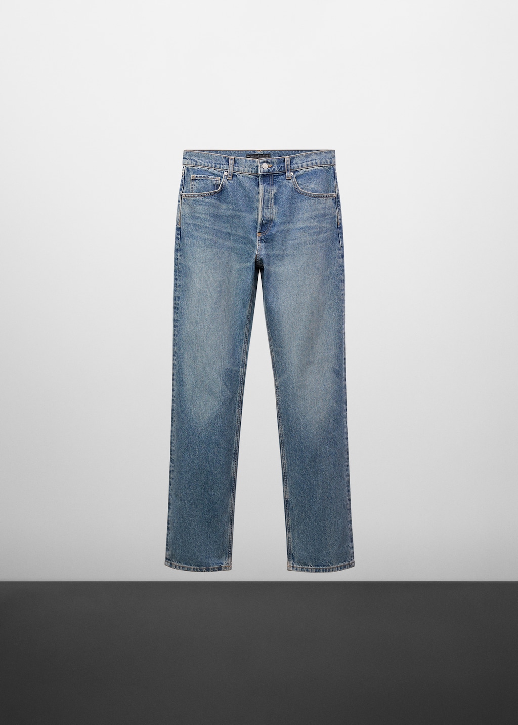 Jean droit taille normale Femme MANGO OUTLET France metropolitaine