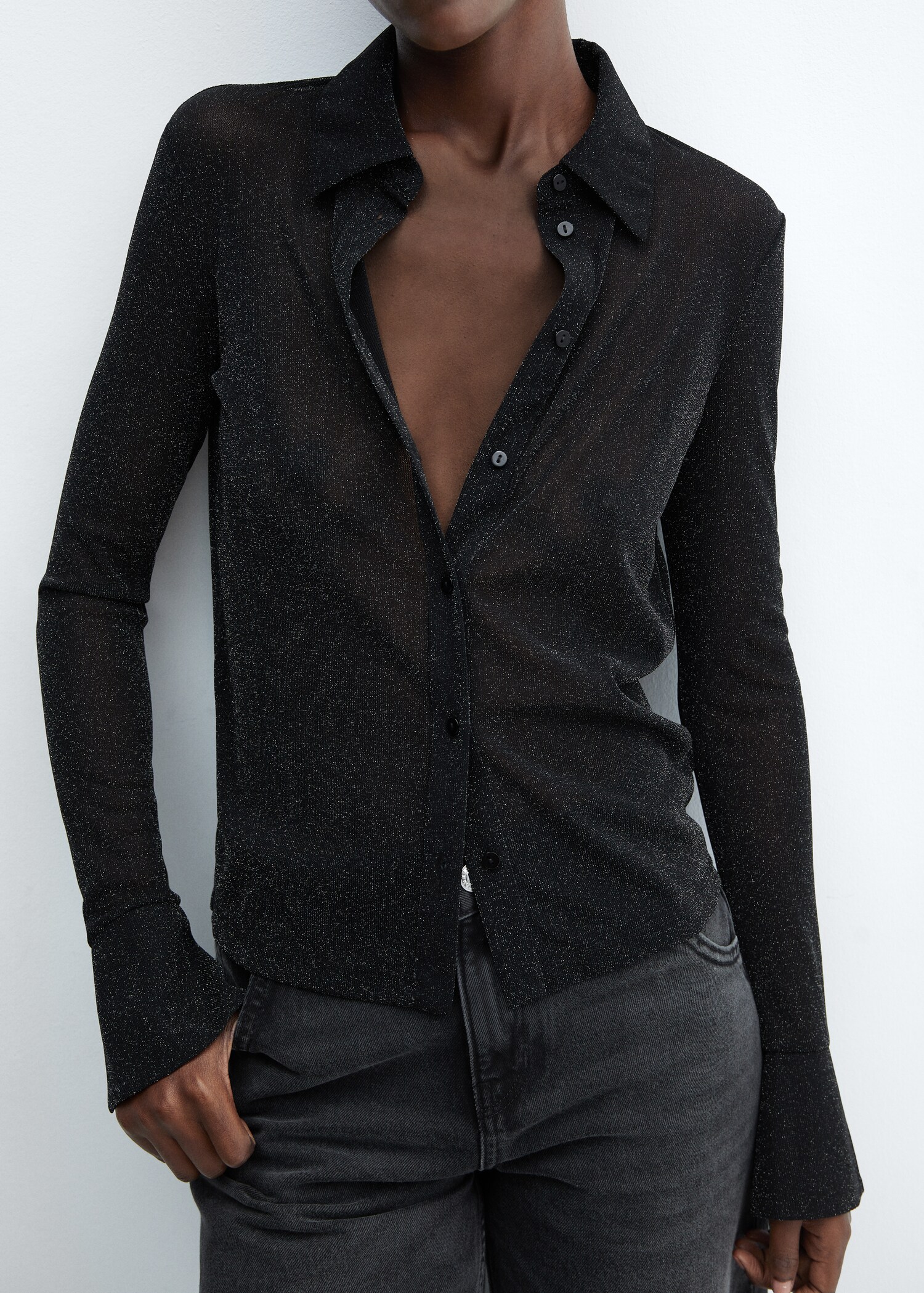 Camisa lúrex botones - Detalle del artículo 6