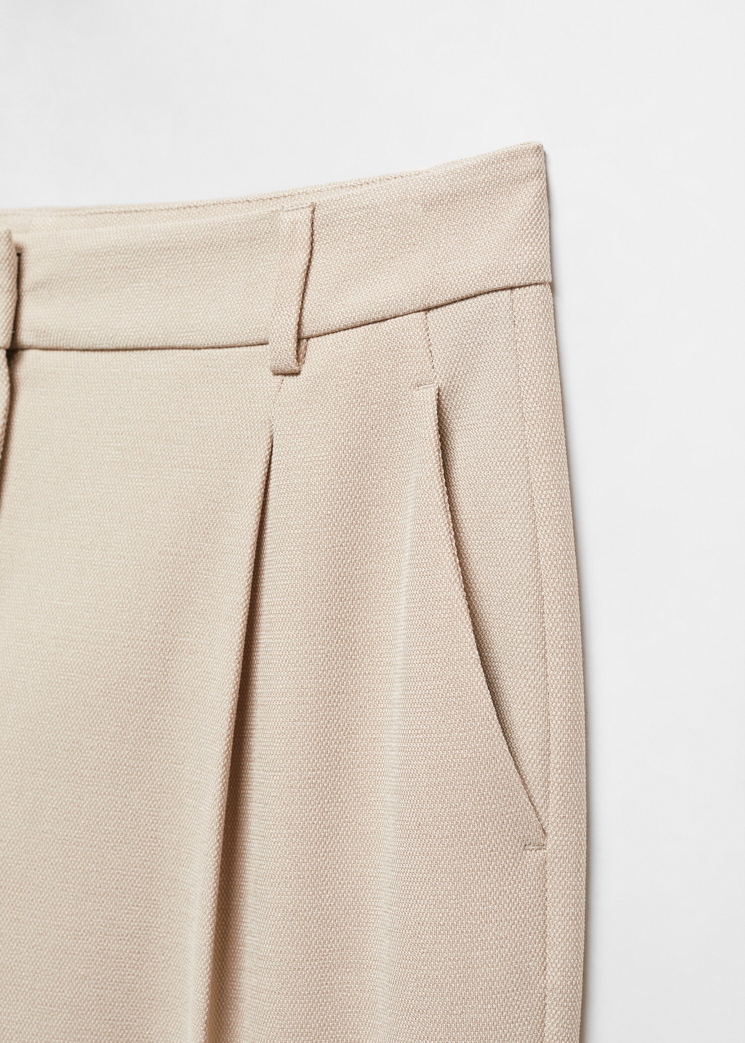 Straight-fit pleated trousers - Details of the article 8
