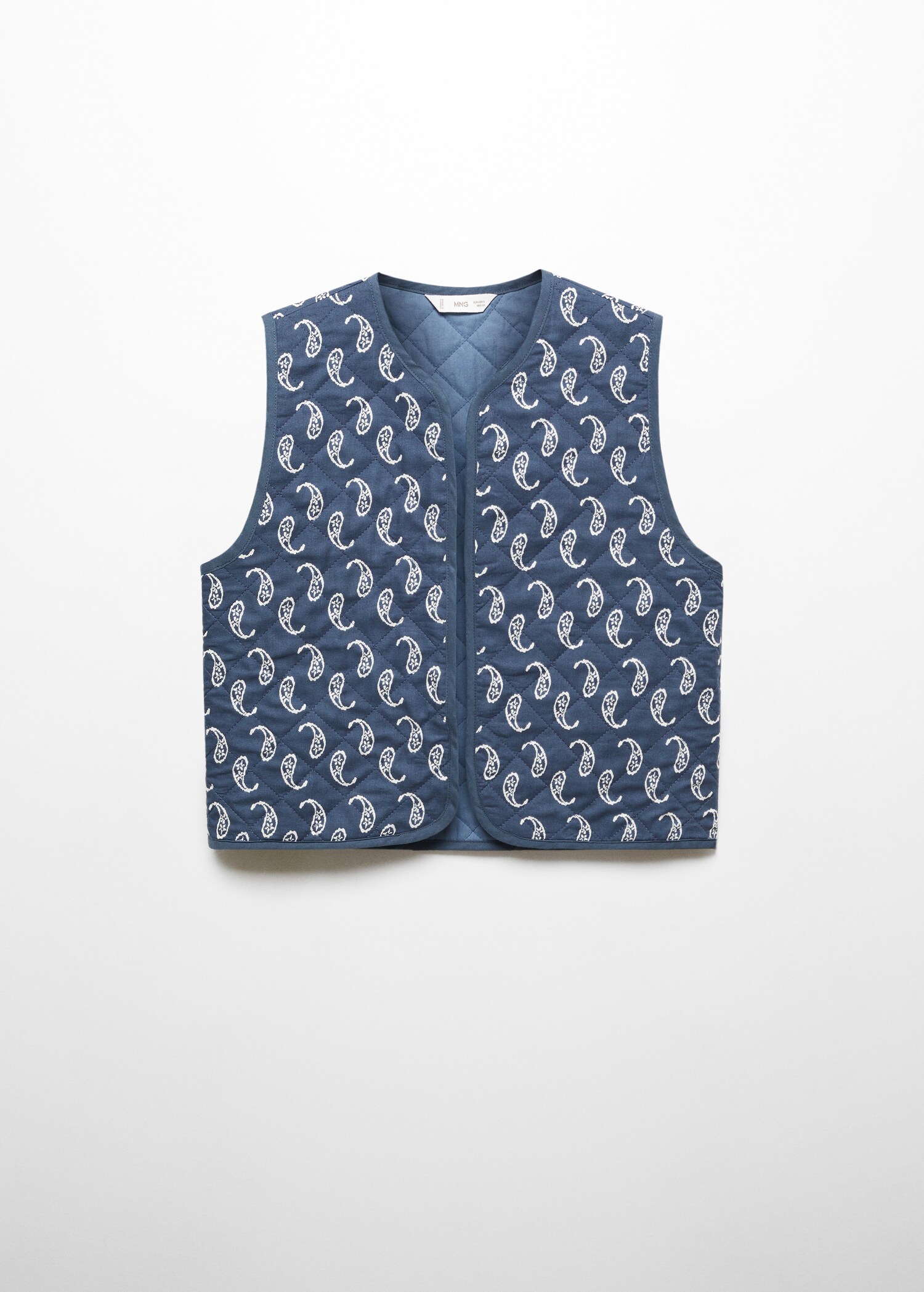 Paisley-print waistcoat - Article without model