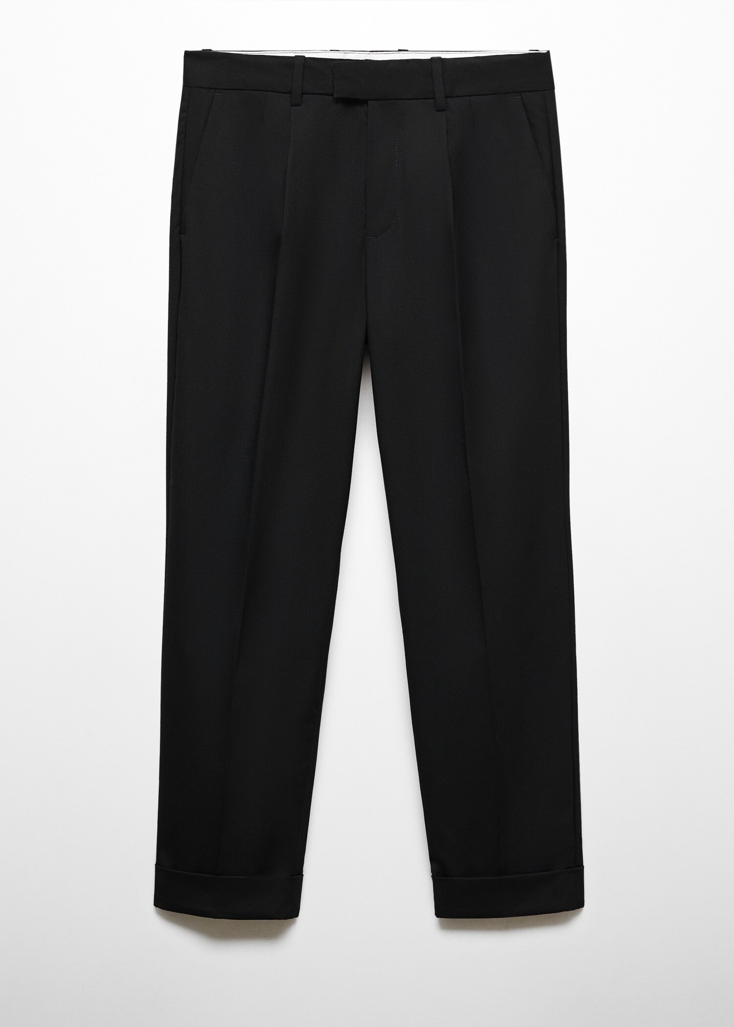 Pantalon à pinces et à revers - Article sans modèle