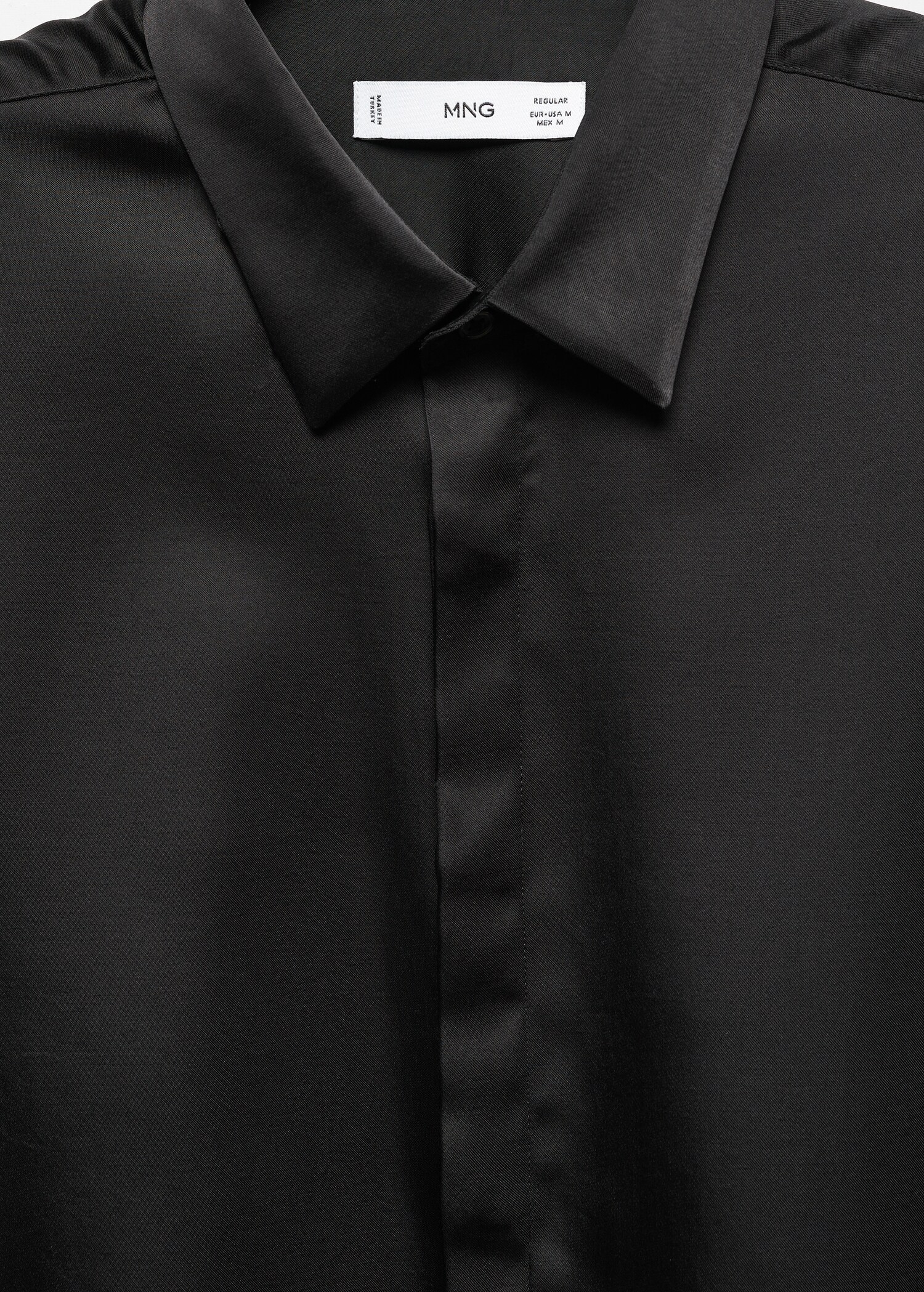 Camisa fluida satinada - Detalle del artículo 8