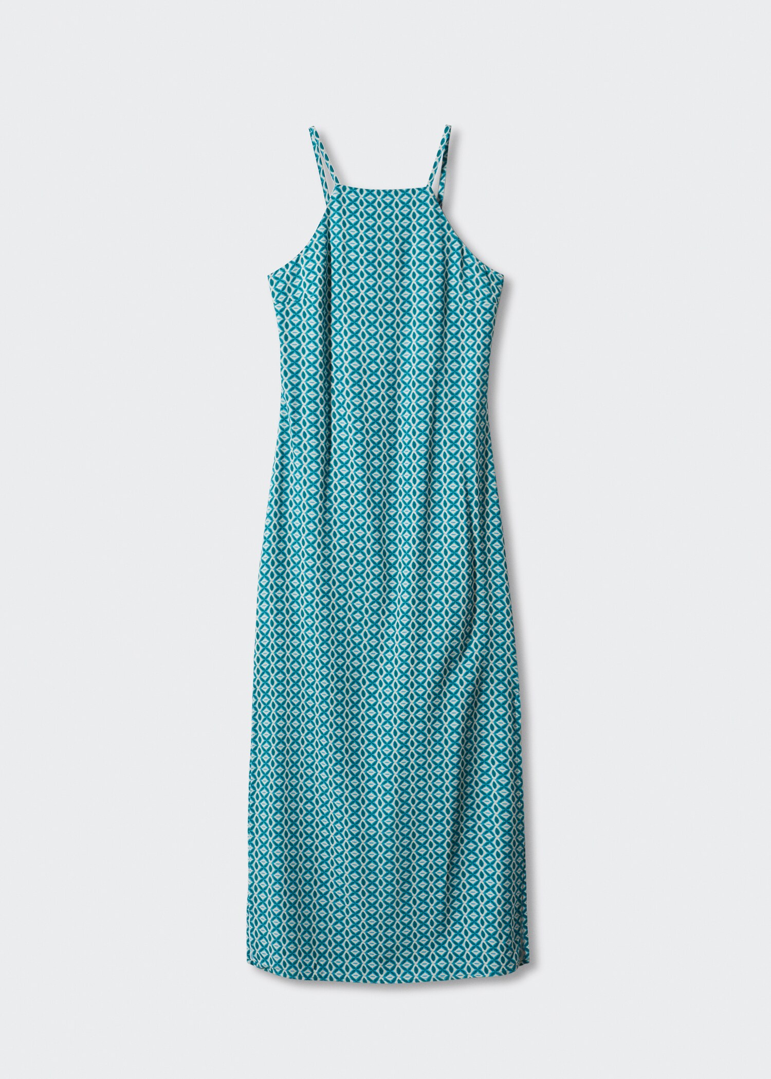 Vestido comprido estampado - Artigo sem modelo