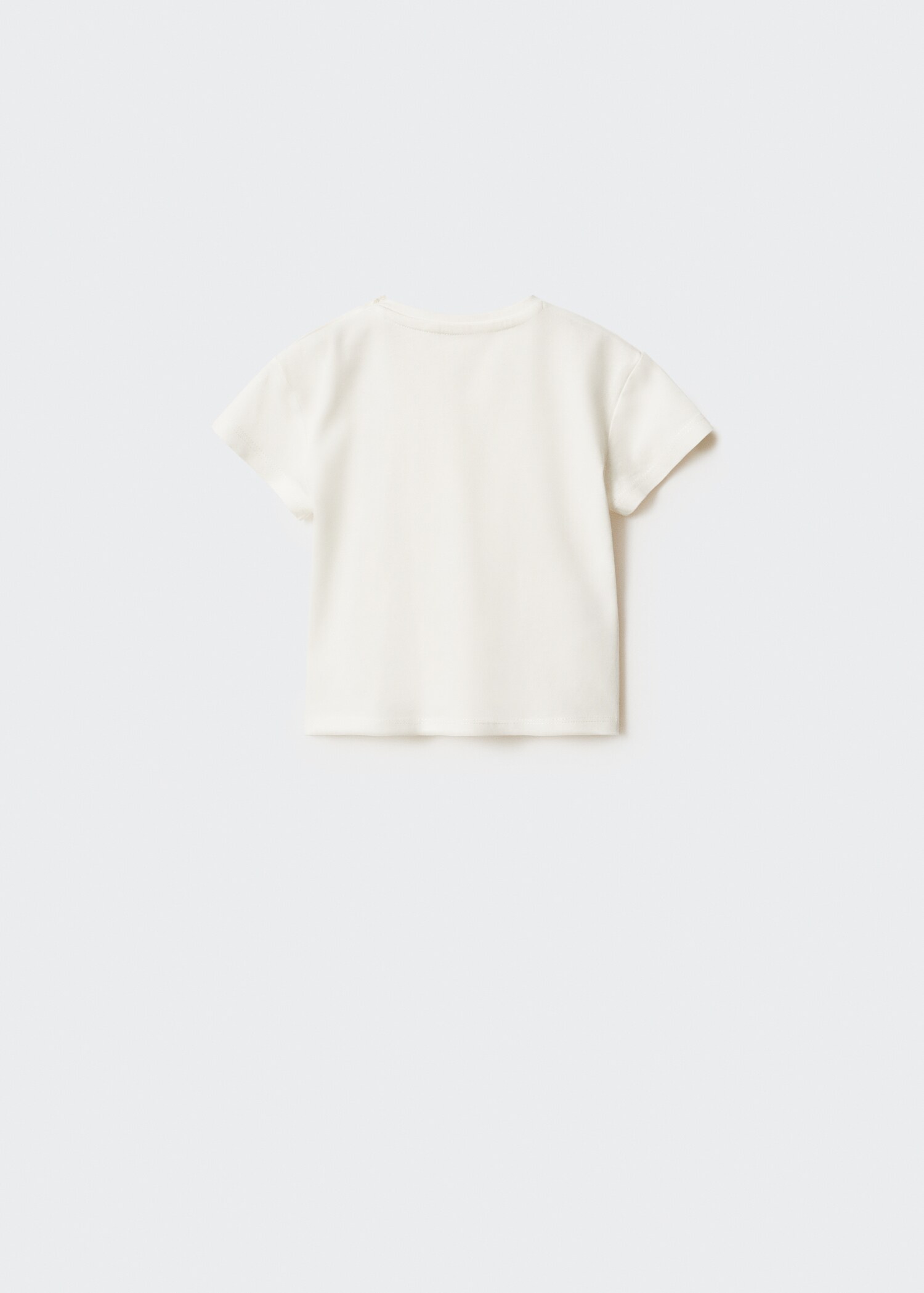 T-shirt with print drawing - Reverse of the article