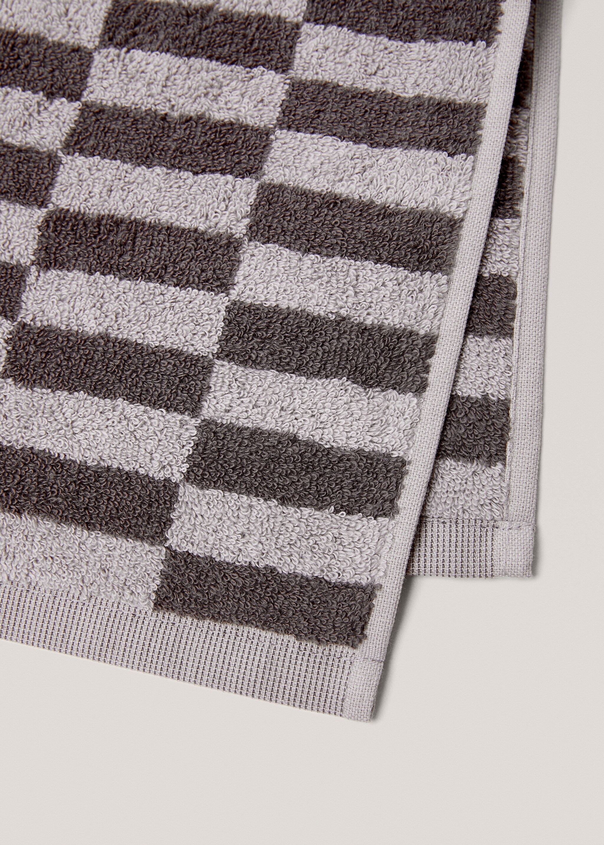 Check face towel 30x50cm - Details of the article 1