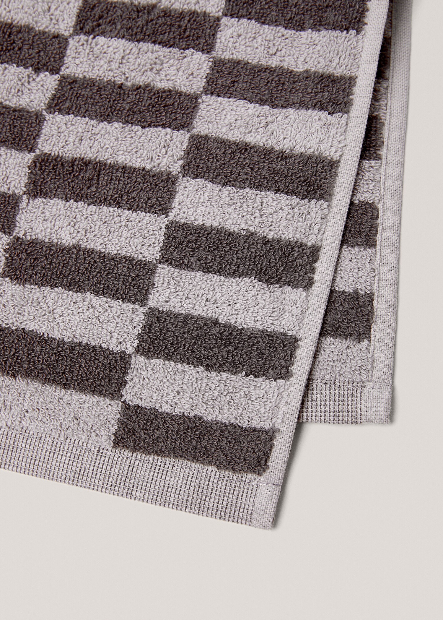 Check face towel 30x50cm - Details of the article 1