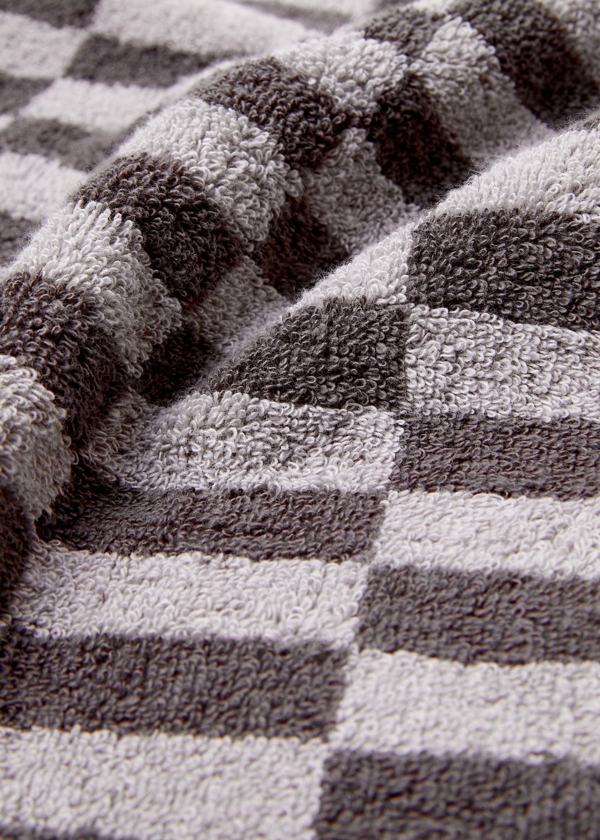 Check face towel 30x50cm - Details of the article 2
