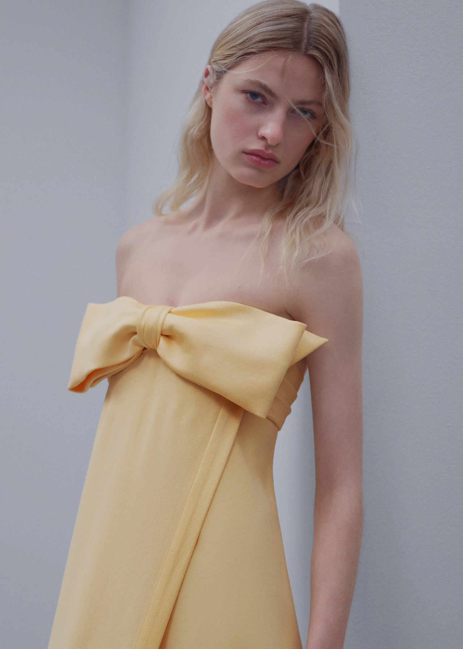 Vestido cruzado escote lazo - Detalle del artículo 1