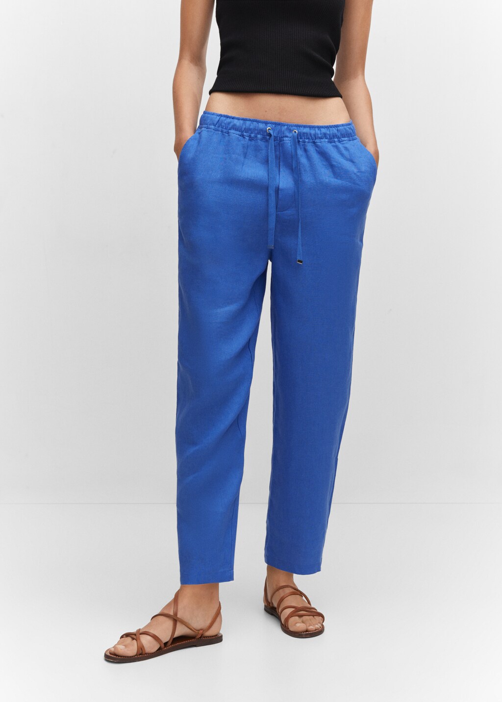100 linen pants womens outlet