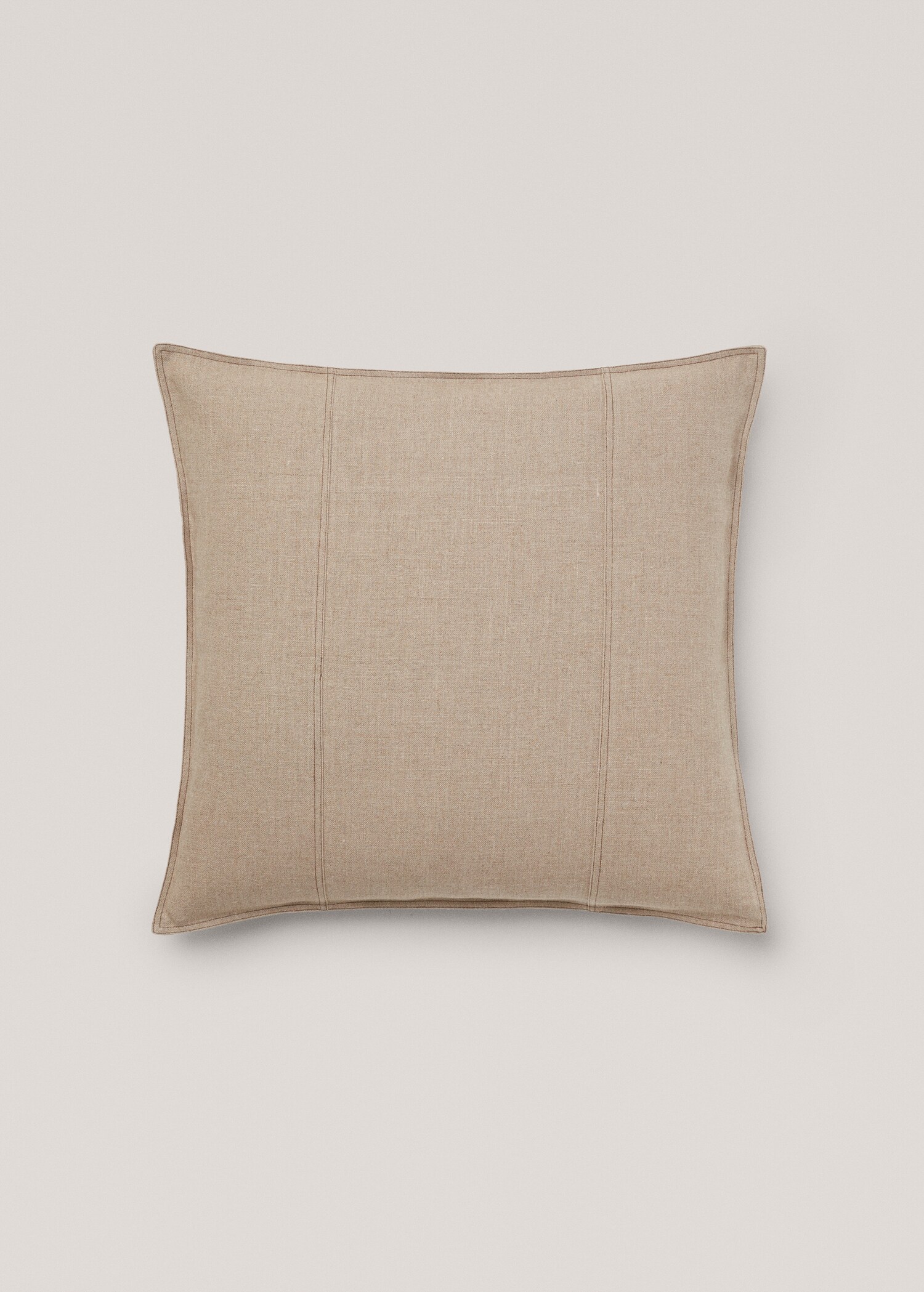 Housse coussin coutures 100 % lin 60x60 cm - Article sans modèle