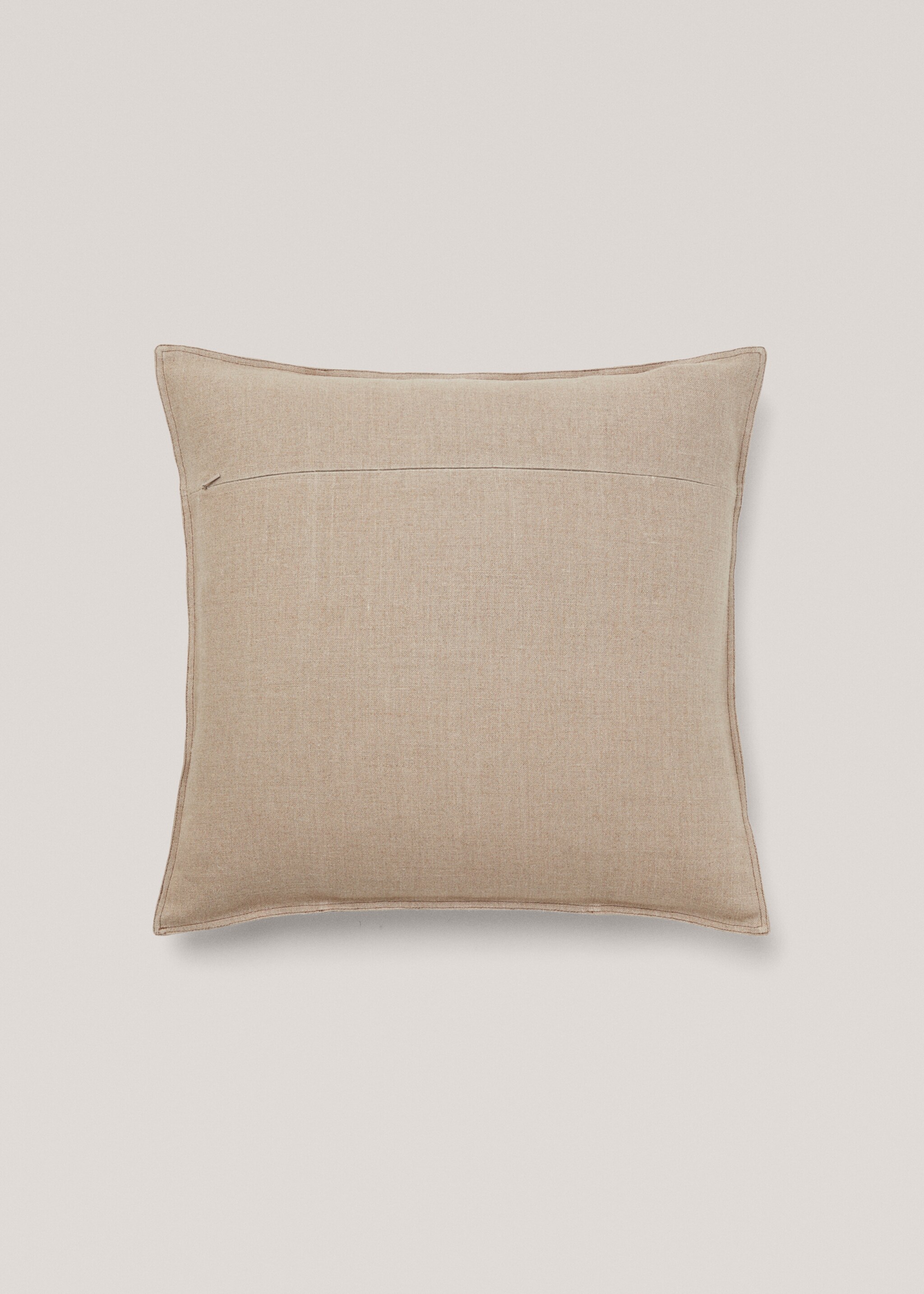 100% linen stitched cushion cover 60x60cm - Details of the article 1