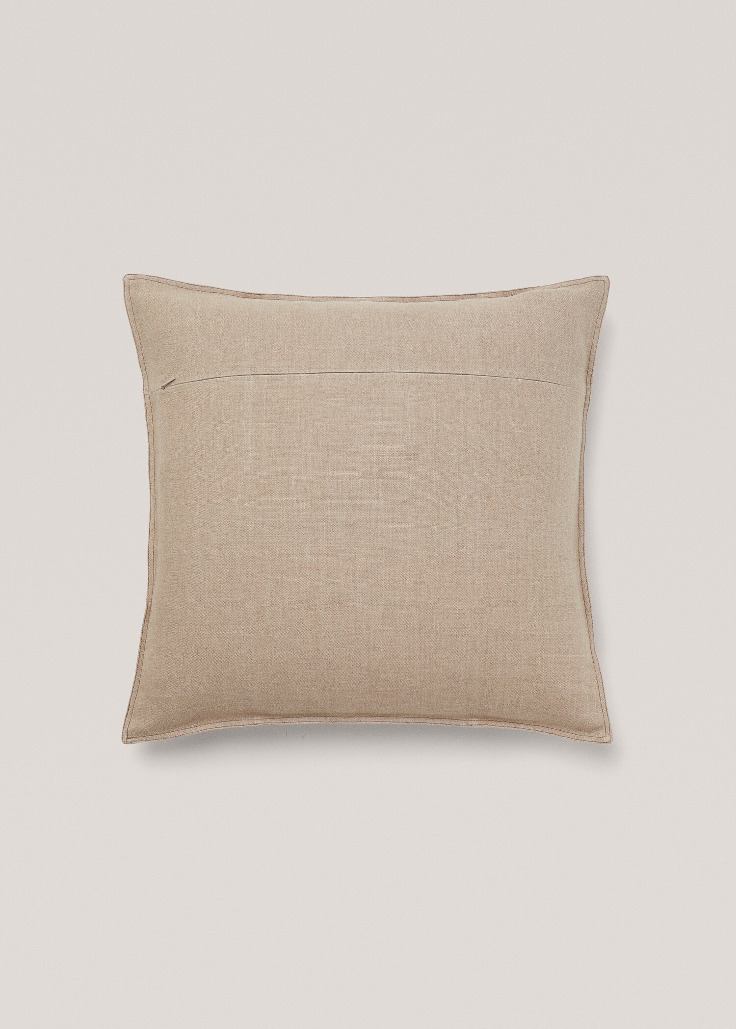 Housse coussin coutures 100 % lin 60x60 cm - Détail de l'article 1
