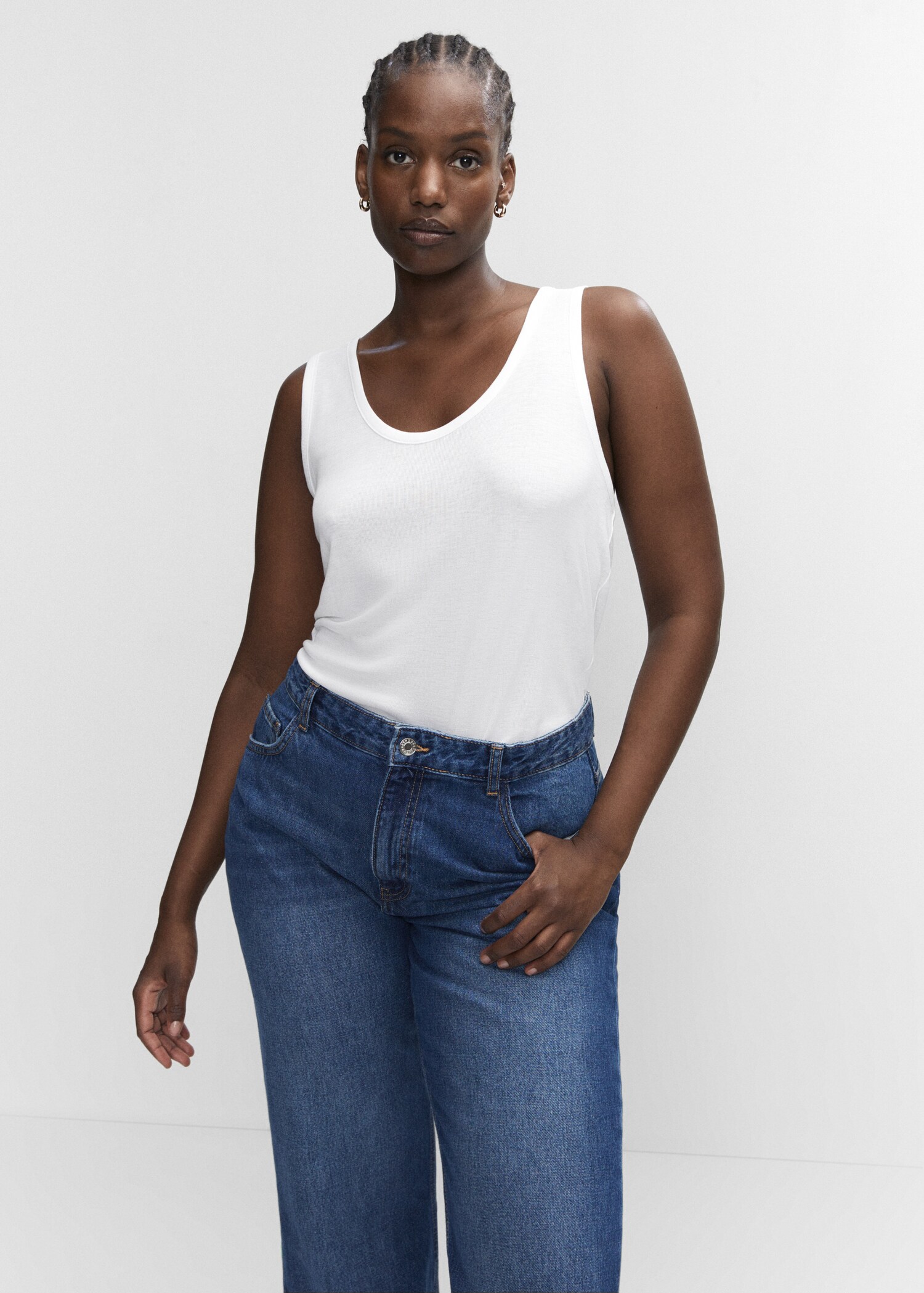 Fluid strapless top - Details of the article 5