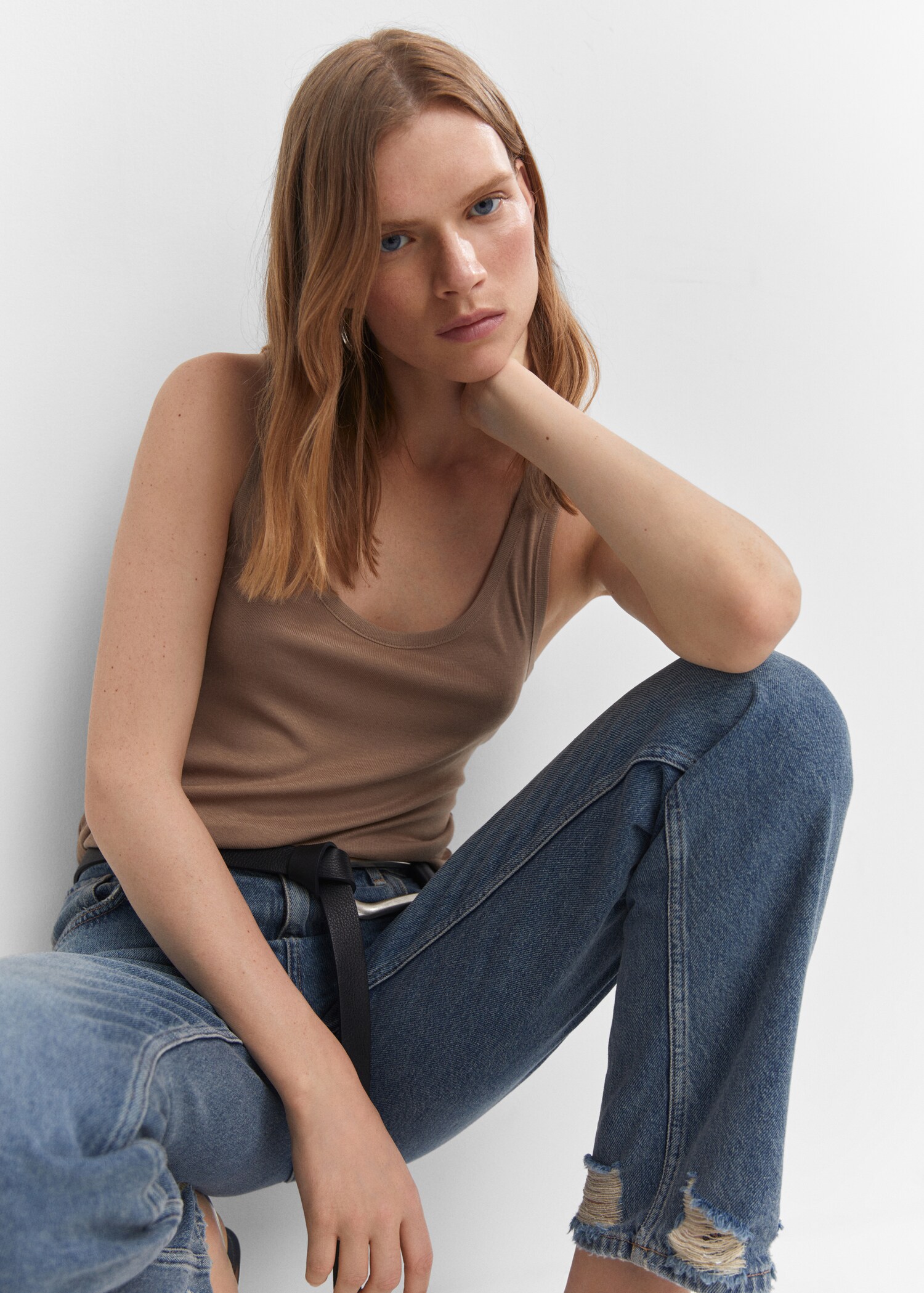 Fluid strapless top - Details of the article 2
