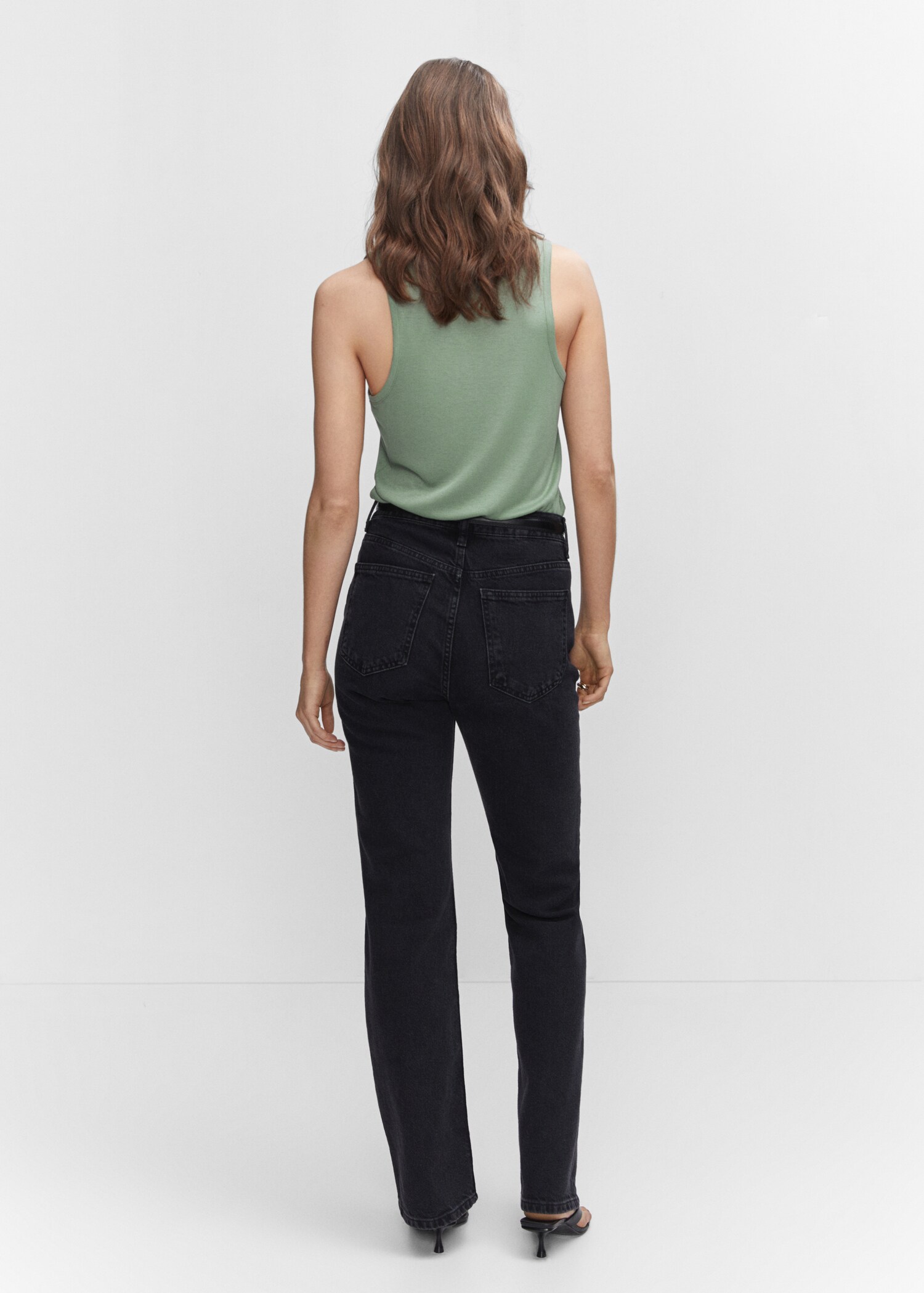 Fluid strapless top - Reverse of the article