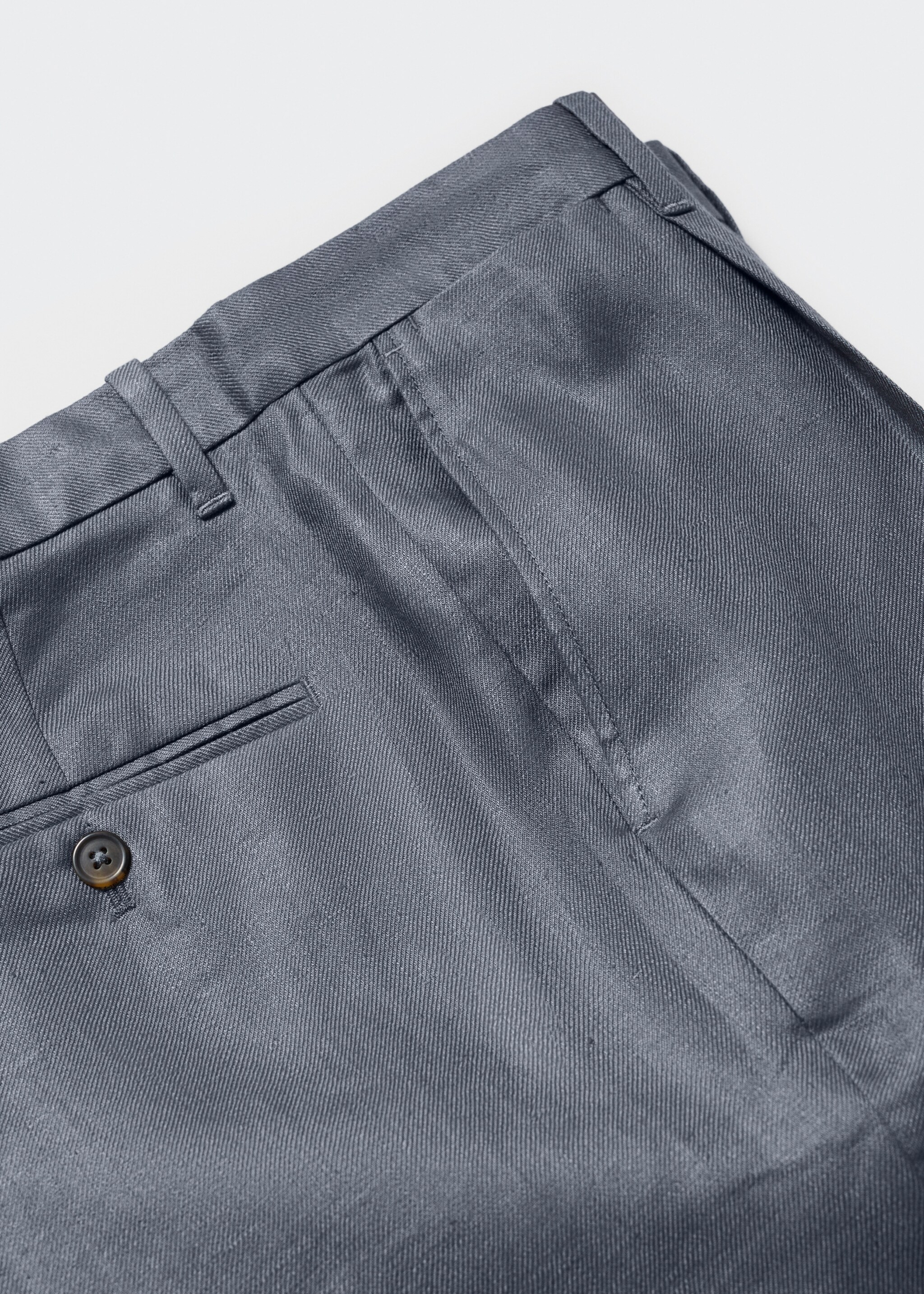 Pantalón 100% lino regular fit - Detalle del artículo 8