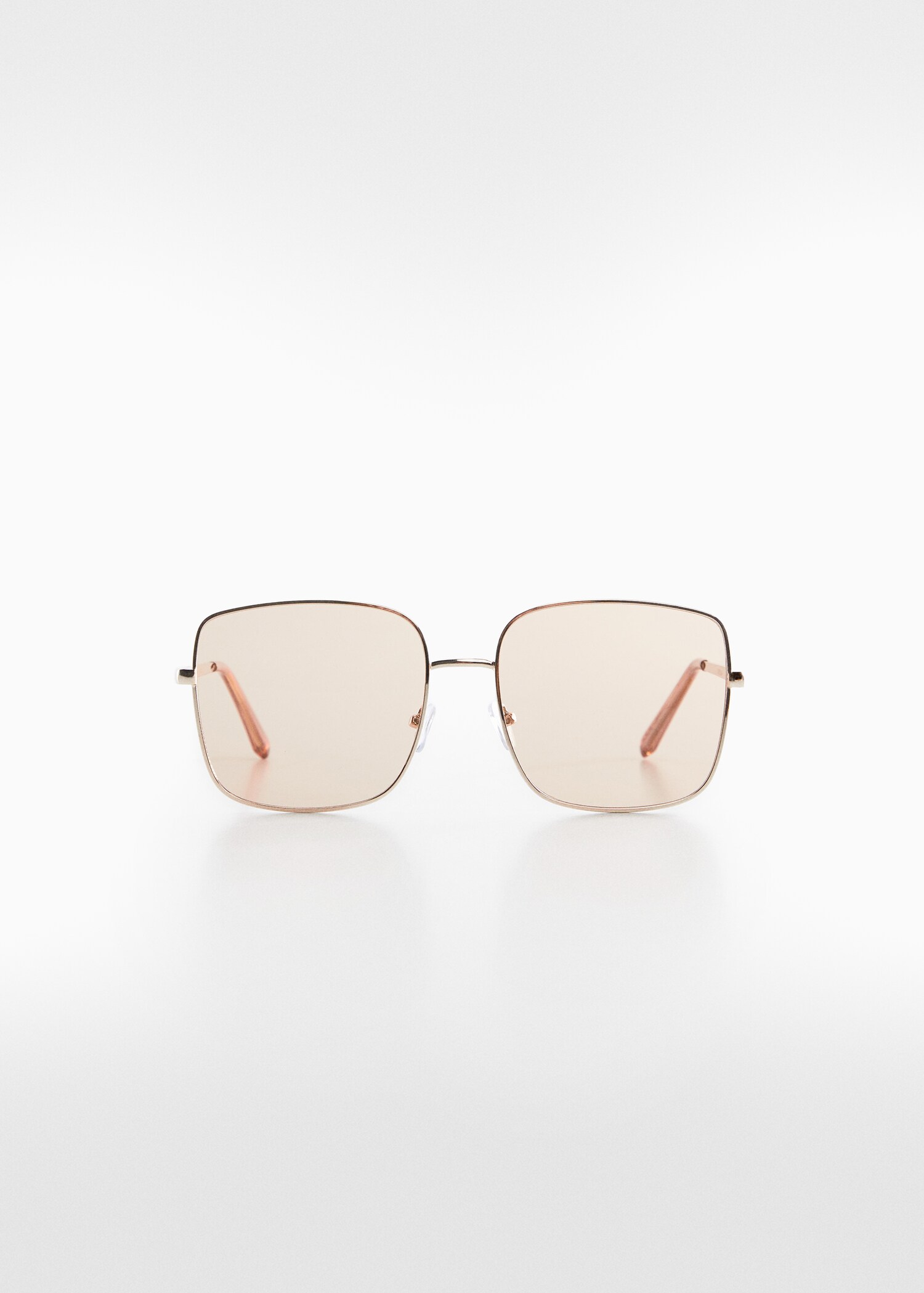 Square metallic frame sunglasses - Article without model