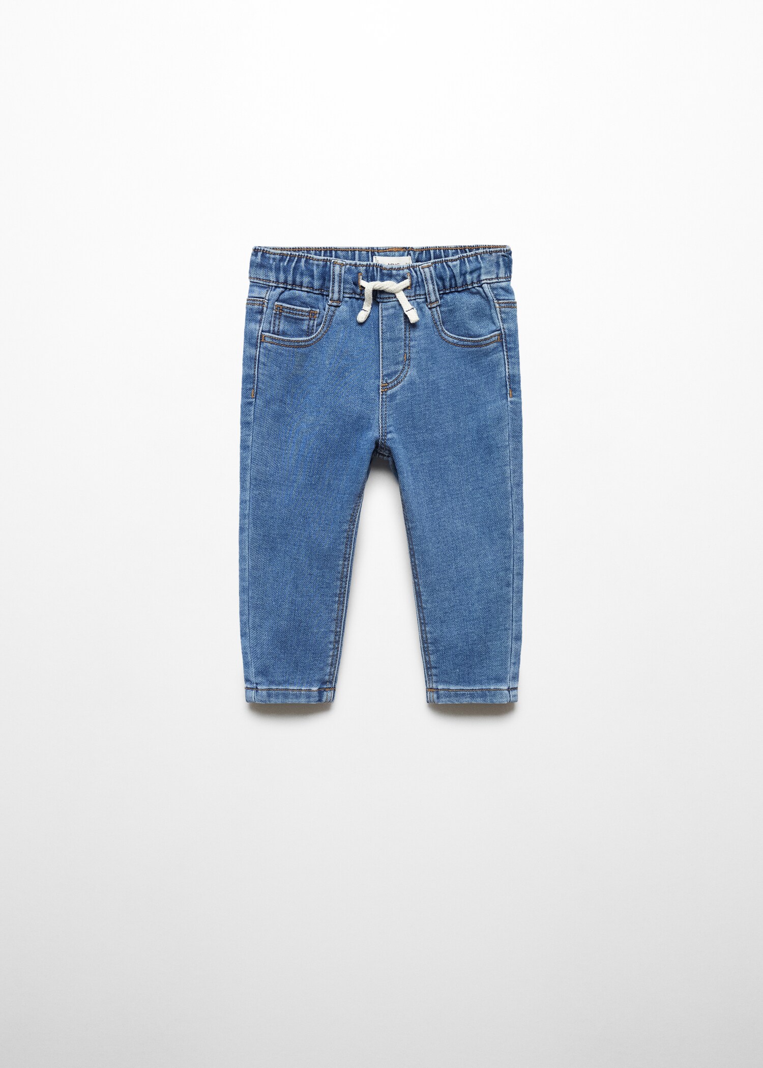 Drawstring waist jeans - Article without model